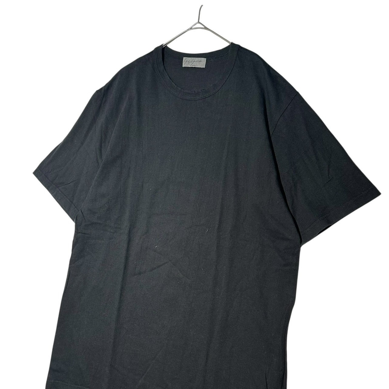 YOHJI YAMAMOTO POUR HOMME(ヨウジヤマモトプールオム) Basic Black Crew Neck T-Shirt ベーシック ブラック クルーネック Tシャツ HV-T27-082 3(L程度) ブラック