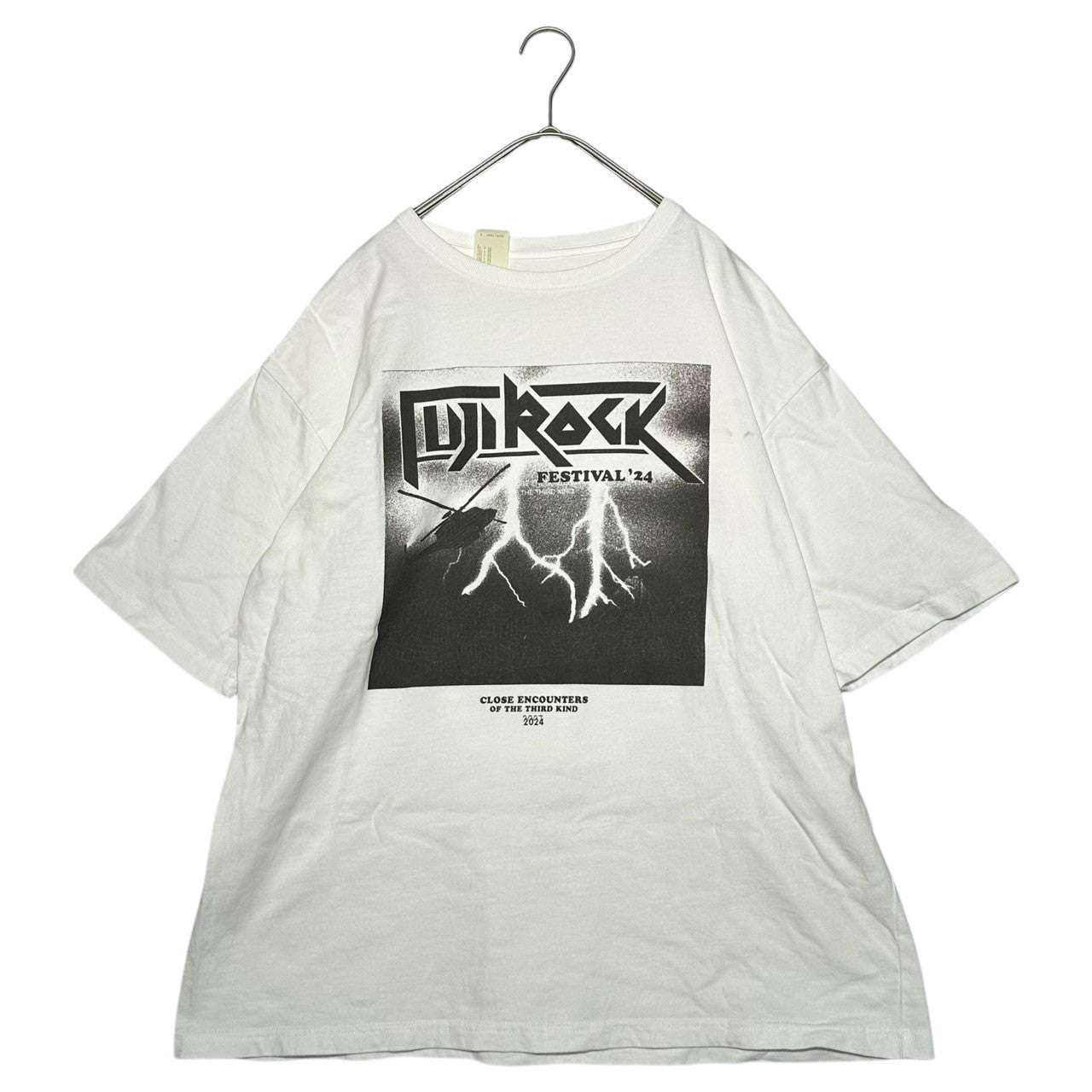 N.HOOLYWOOD(エヌハリウッド ミスターハリウッド) FUJI ROCK T-SHIRT フジロック Tシャツ L ホワイト×ブラック