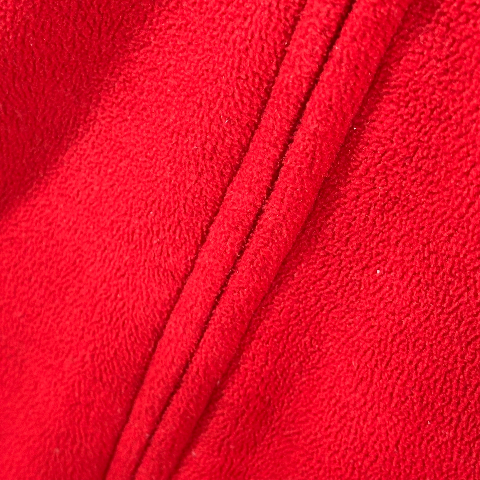 KING SIZE OLD Full-Zip Fleece boa Jacket フルジップ フリース ボア ジャケット 表記消(XL程度) レッド