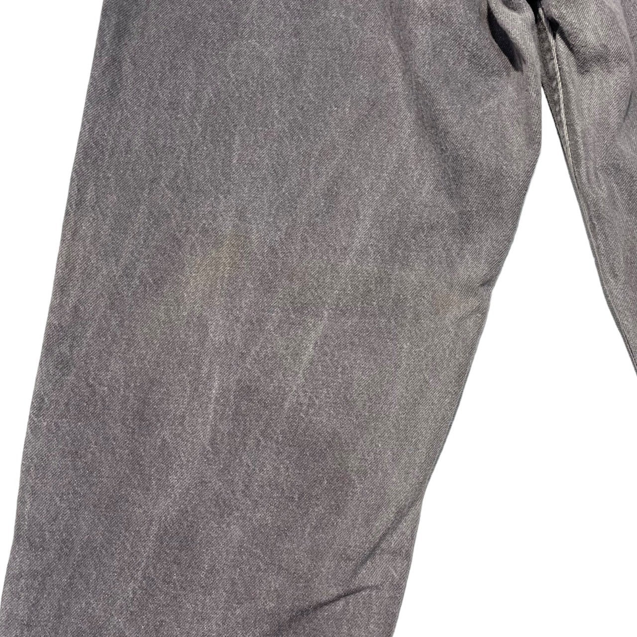 Levi's(リーバイス) 90’s 550  tapered denim pants テーパード デニム パンツ W38 L32 グレー 90年代 585 先染め オレンジタブ ヴィンテージ