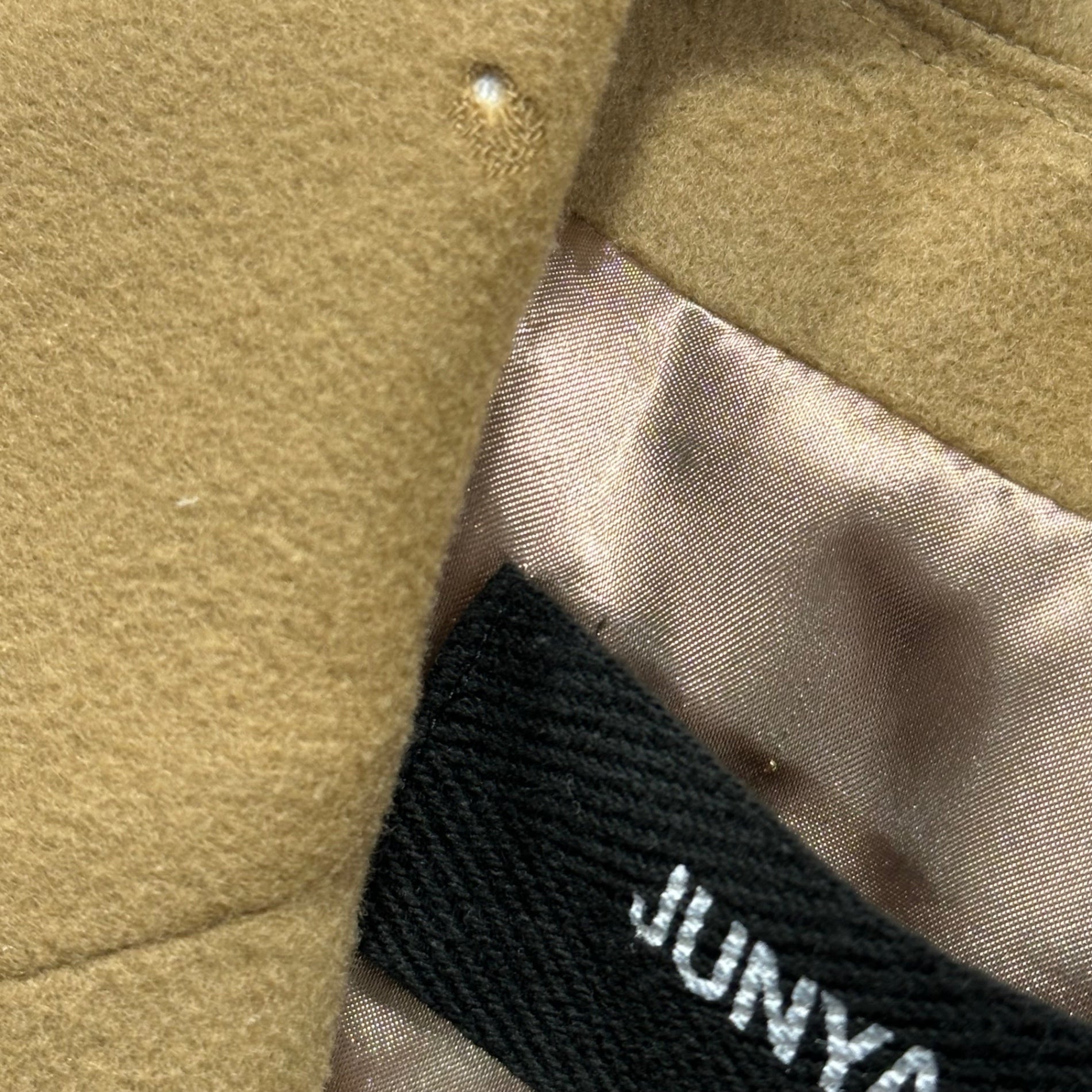 COMME des GARCONS JUNYA WATANABE(コムデギャルソンジュンヤワタナベ) 18AW Melton Chester Coat メルトン チェスター コート JB-C034 XS キャメル AD2018