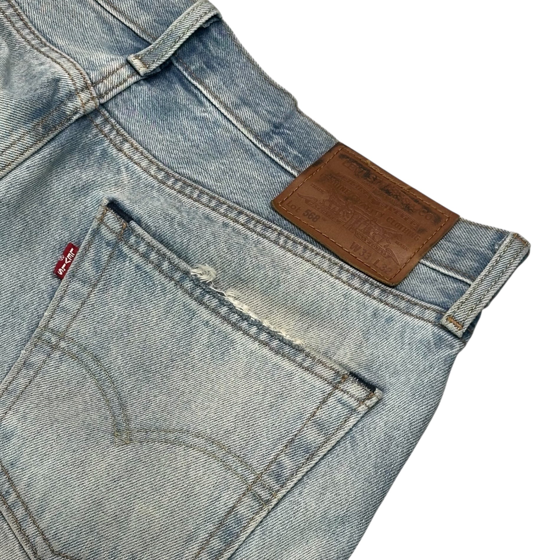 Levis PReMIUM(リーバイスプレミアム) Loose Straight Denim Pants ルーズ ストレート デニム パンツ 33 ライトインディゴ