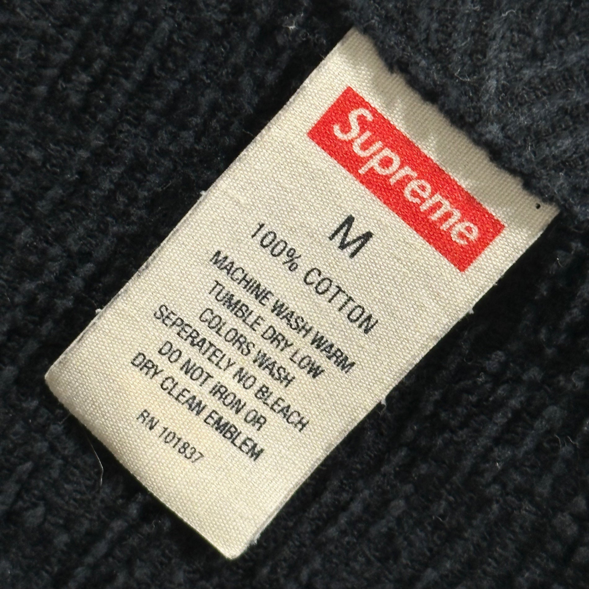 SUPREME(シュプリーム) 2018SS Corduroy Baseball Jersey コーデュロイ ベースボール ジャージィ シャツ M ブラック×ライトブルー 海外著名人着用モデル