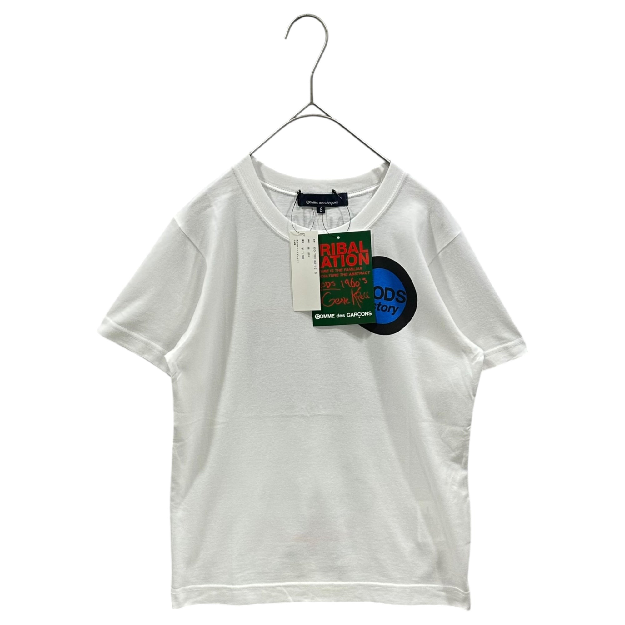 COMME des GARCONS(コムデギャルソン) 2002AW ”Gene Krell” MODS 1960's Tee 青山限定 ジーンクレール モッズ Tシャツ  KG-T001 S ホワイト AD2002 00's