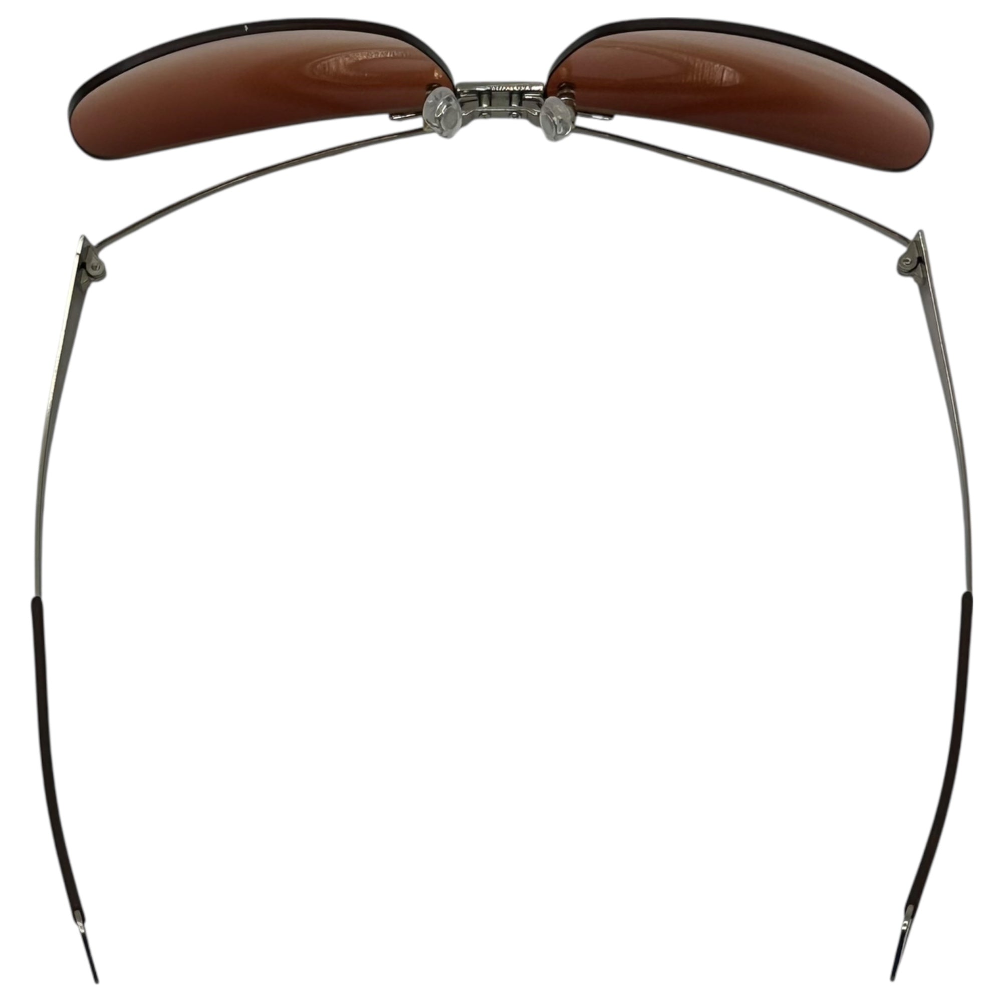 Jean Paul GAULTIER(ジャンポールゴルチエ) 00's Aluminum Design Frame Sunglasses アルミ デザイン フレーム サングラス SJP082J 62□14 シルバー 眼鏡