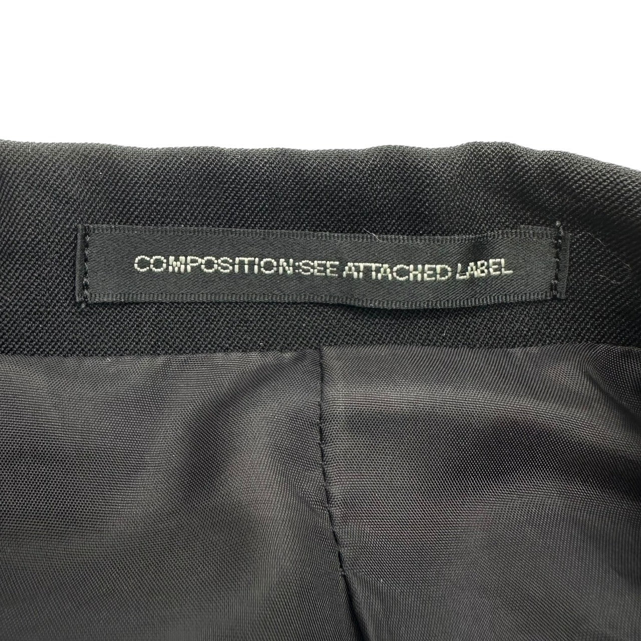 Y's(ワイズ) 10SS Tailor-made jacket with hook-and-eye fastener 燕尾 タイプ フックボタン テーラード ジャケット YJ-J20-100 1(S程度) ブラック