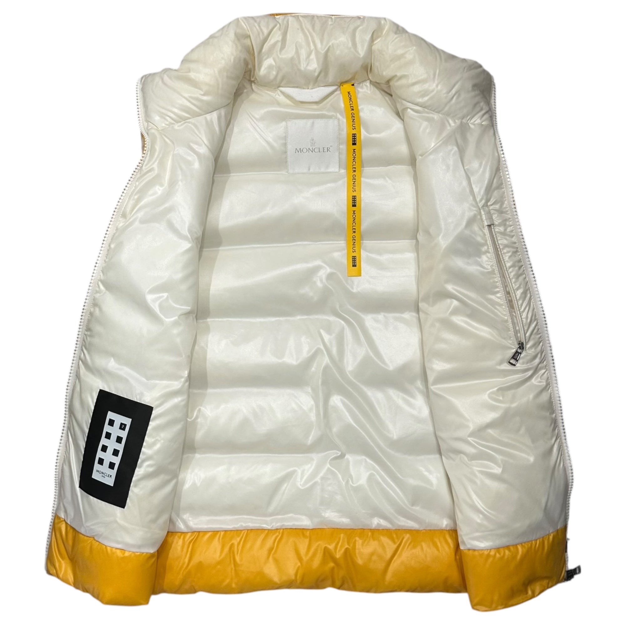MONCLER(モンクレール) 2021SS PARK GILET パーク ロゴ ワッペン ダウン ベスト G10921A54500 3 イエロー