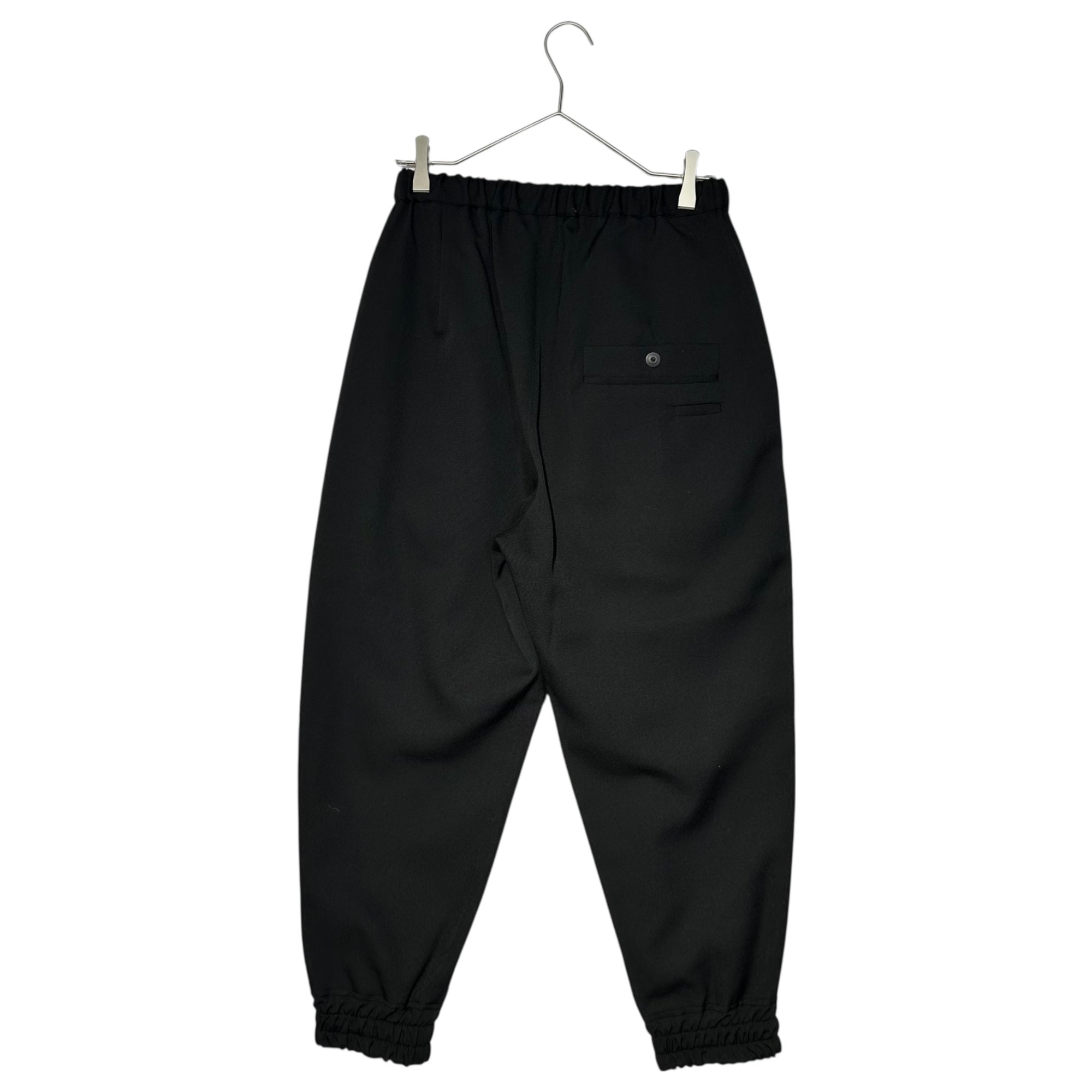 Dulcamara(ドゥルカマラ) ”YOSOIKI” SET UP よそいき ルーズ ダブル ジャケット / 1タック ルーズ テーパード パンツ セットアップ 0 ブラック スーツ 上下 ウール