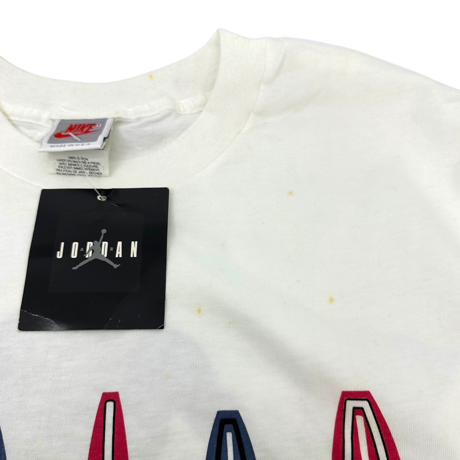 NIKE(ナイキ) 90's AIR JORDAN 23 ジョーダン シルエット Tシャツ 134362-100 L ホワイト 90年代 ヴィンテージ デッドストック