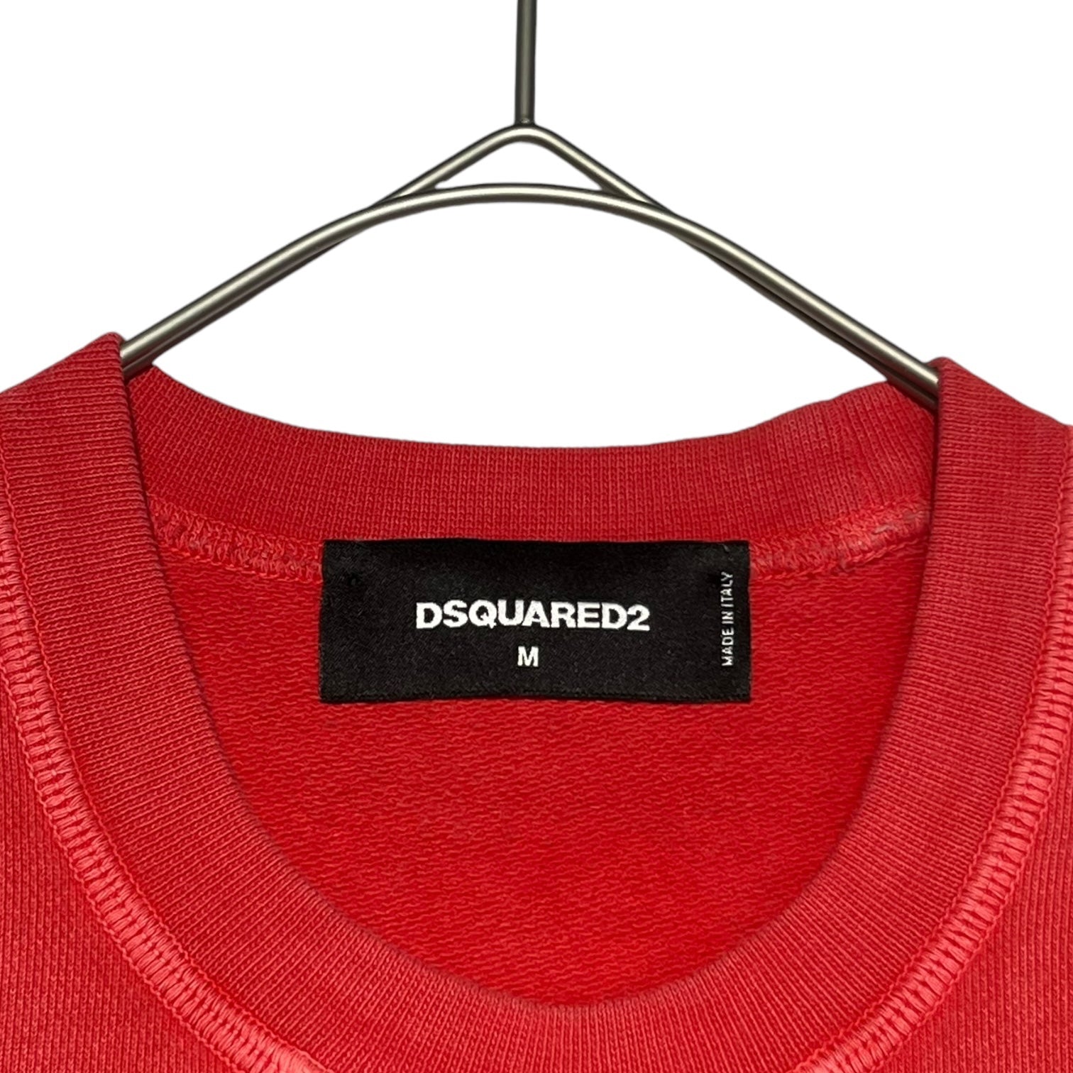 DSQUARED2(ディースクエアード) Brand logo short sleeve sweatshirts ロゴ 半袖 スウェット S71GU0223 M レッド