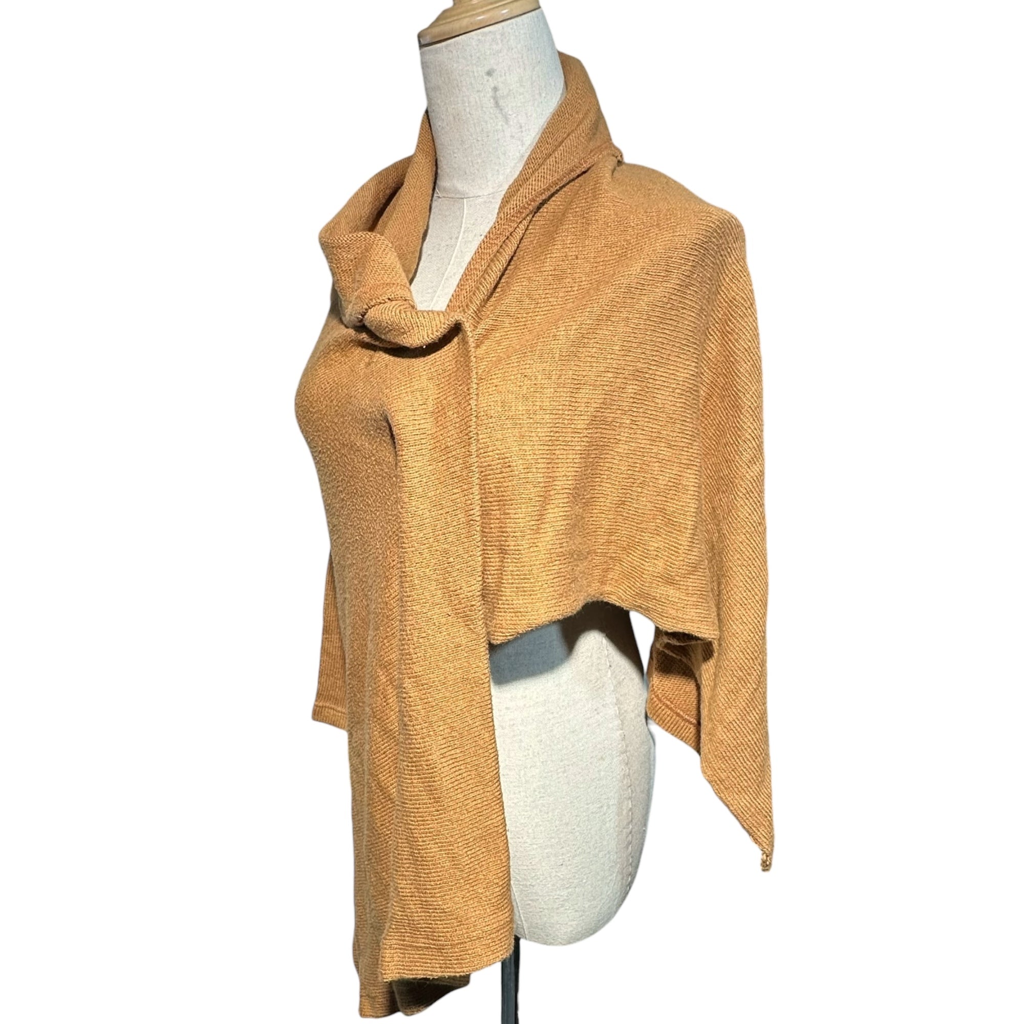 Y's Red Label(ワイズレッドレーベル) Deformed knit cardigan 変形 ニット カーディガン YB-T85-077 2(M程度) マスタード