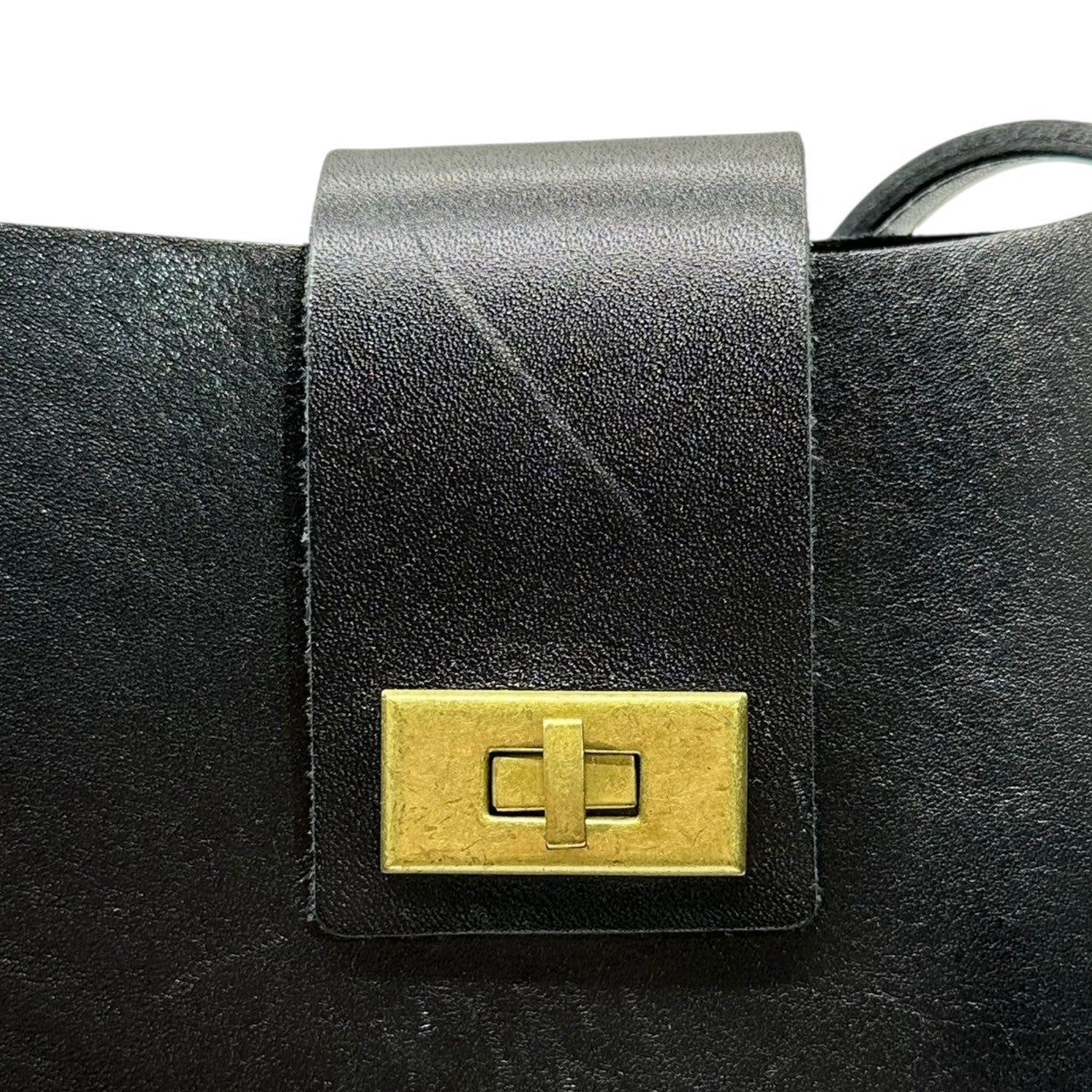 MOSS TIDEWAY(タイドウェイ) Leather box shoulder bag レザー ボックス ショルダー バッグ ブラック