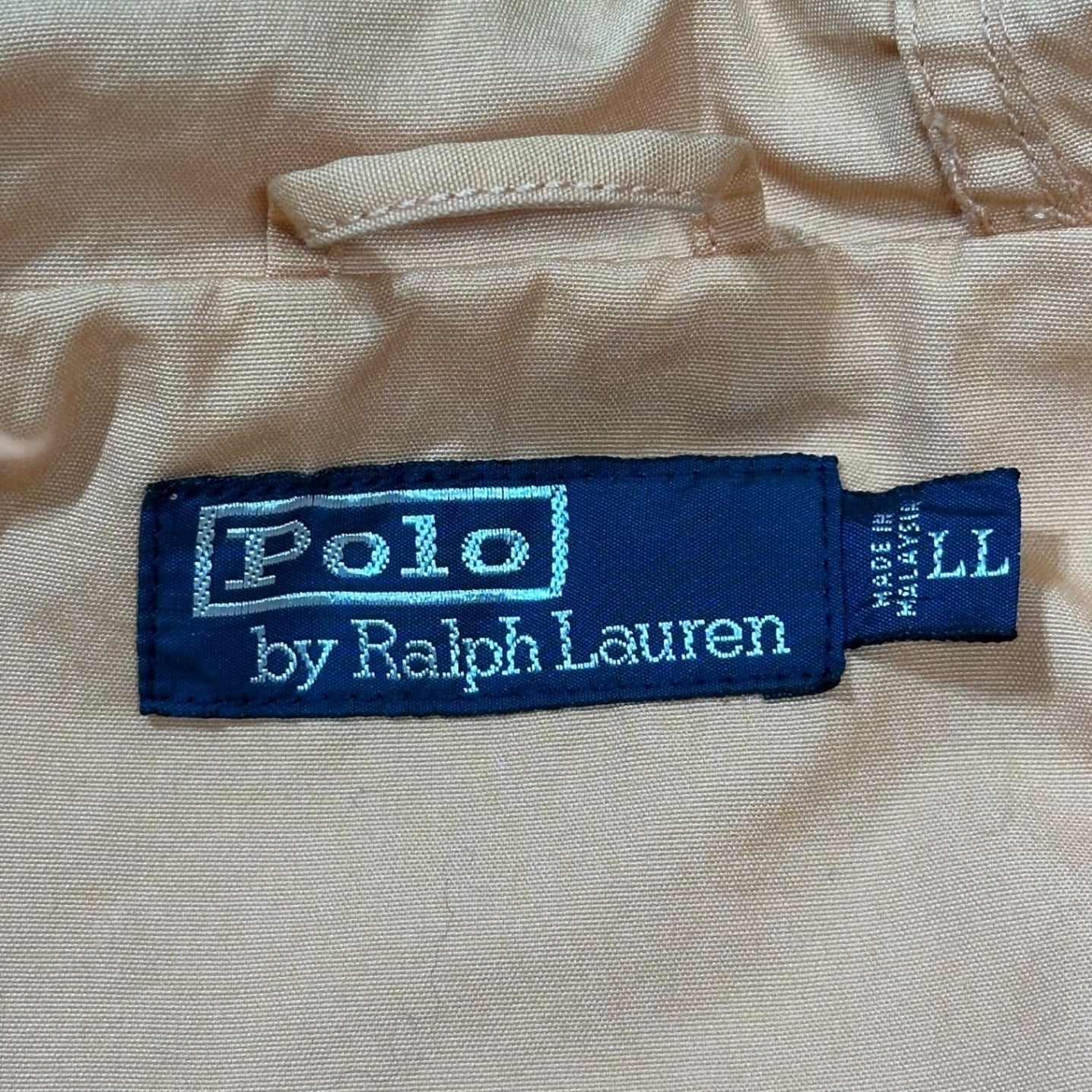 POLO RALPH LAUREN(ポロラルフローレン) 90’s Pony Logo Cotton Hooded Jacket ポニー ロゴ コットン フーデッド ジャケット JR-RL-IM3890 LL オレンジ アクティ21 90年代 ヴィンテージ マウンテンパーカー