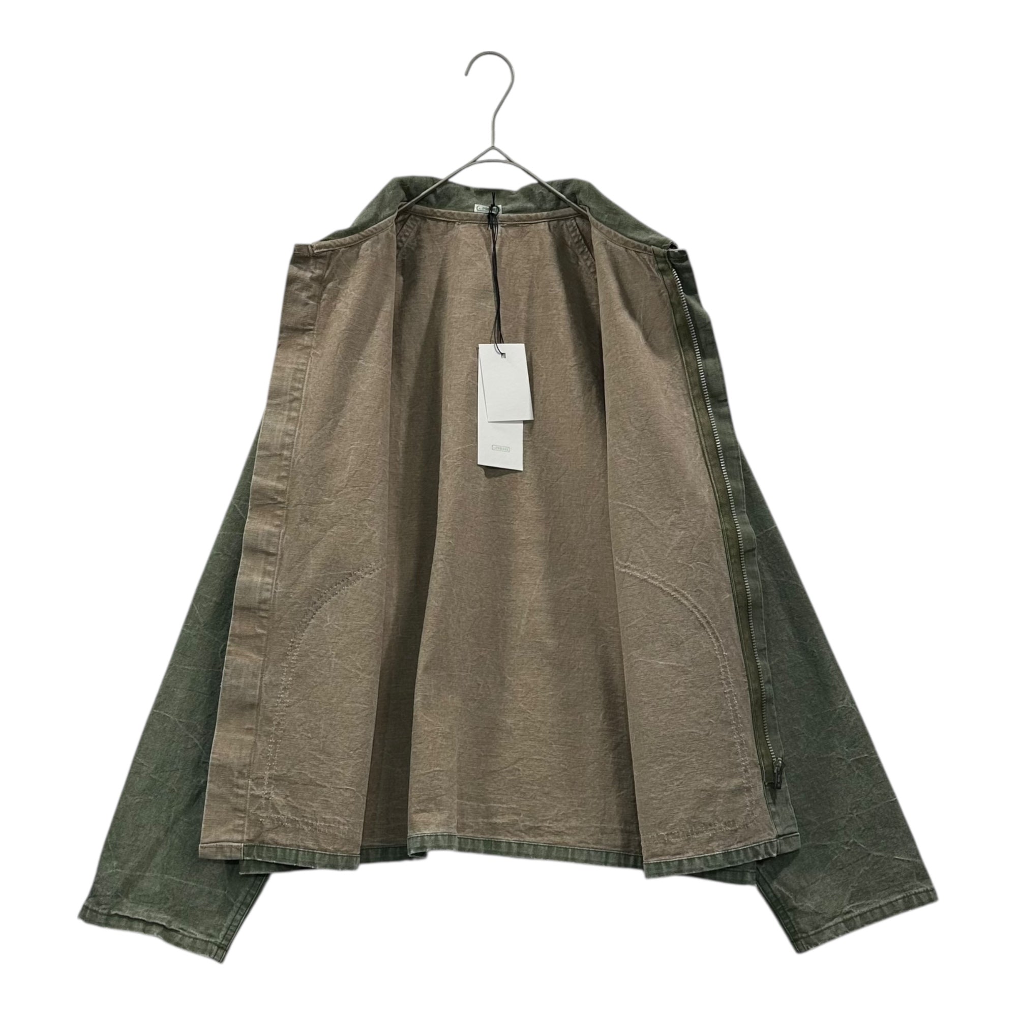 A.PRESSE(アプレッセ) 23AW Hunting Jacket ハンティング ジャケット 23AAP-01-13H 1 グリーン ジップアップ ミリタリー