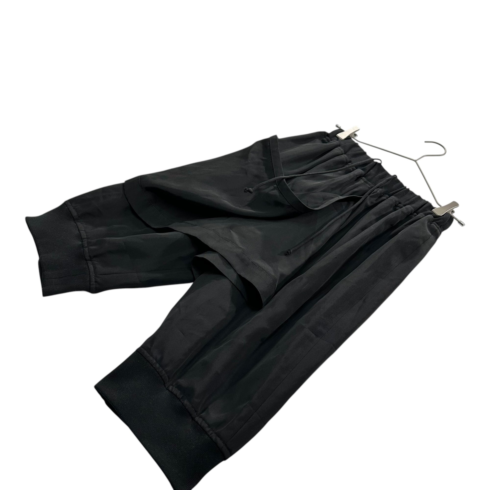 COMME des GARCONS(コムデギャルソン) 90SS 本人期 サイド ポケット ギミック 裾リブ ショーツ personal stage Side pocket gimmick ribbed hem shorts GP-11043S S ブラック