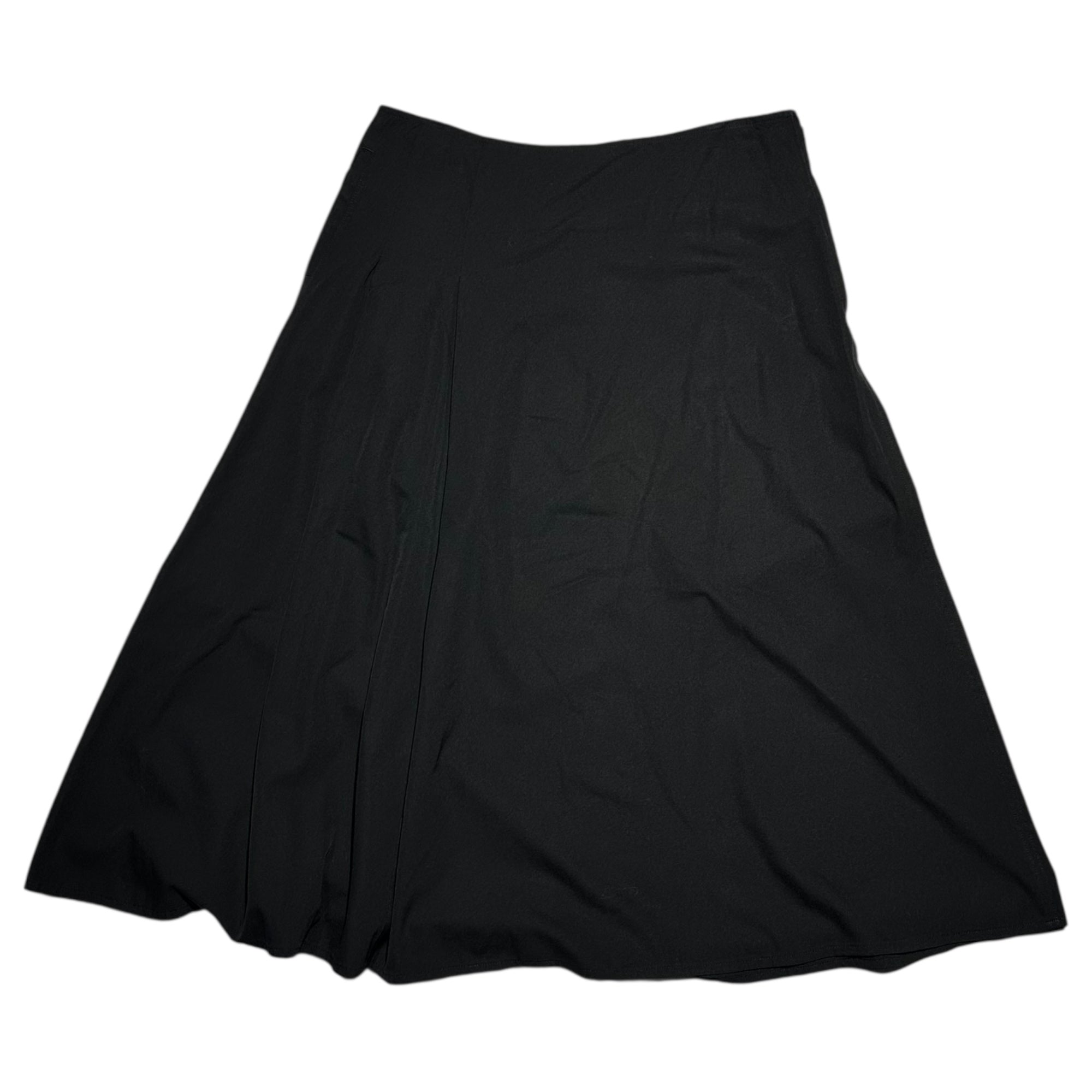 Y's(ワイズ) 11AW Wool Tucked Flare Skirt ウール タック フレア スカート YP-S28-111 2(S程度) ブラック