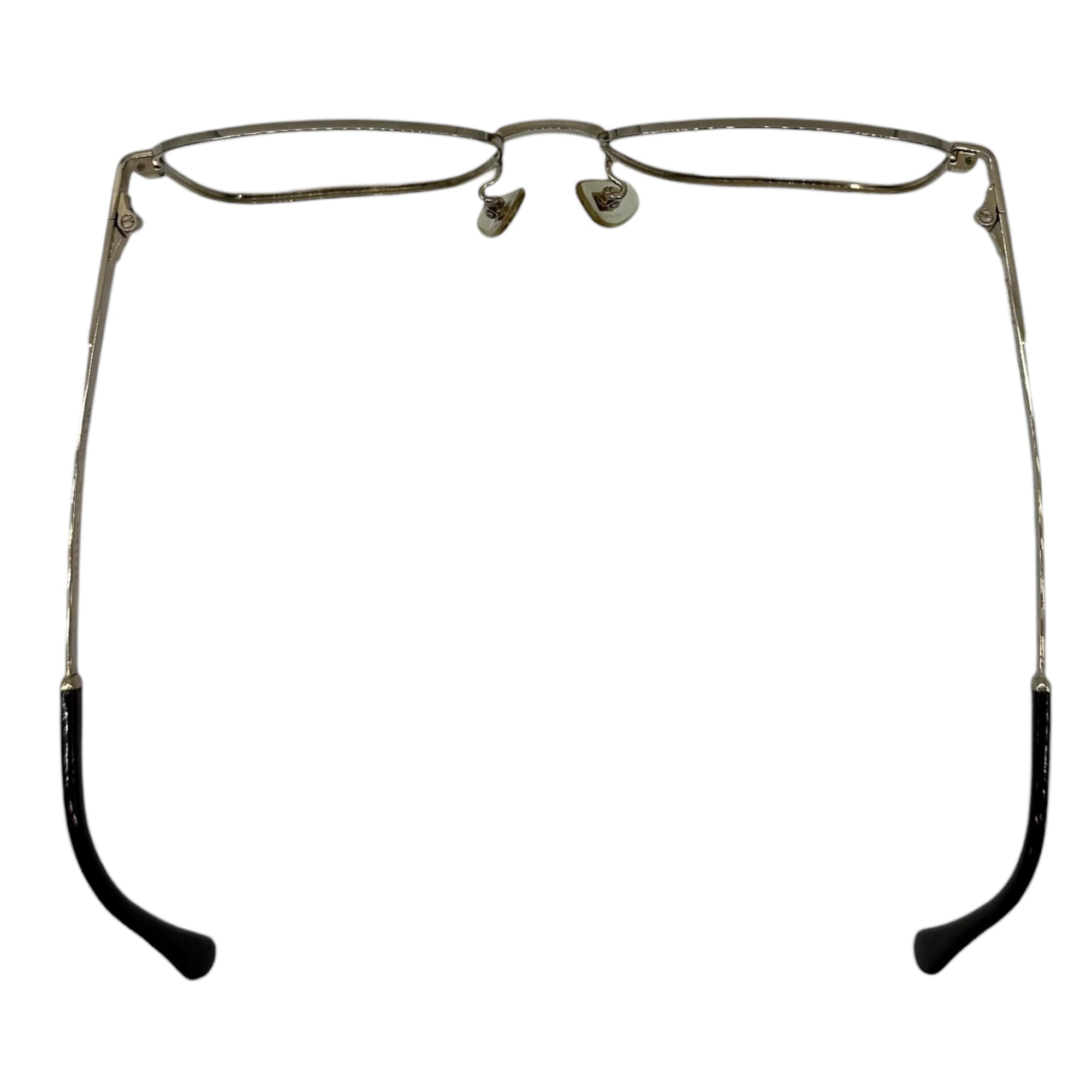 S.T. DUPONT(エス テー デュポン) 80's Teardrop Square Eyeglass Metal Frames ティアドロップ スクエア メガネ メタル フレーム 54□16-140 ゴールド×ブラウン 推定80年代 ヴィンテージ 眼鏡 サングラス GP