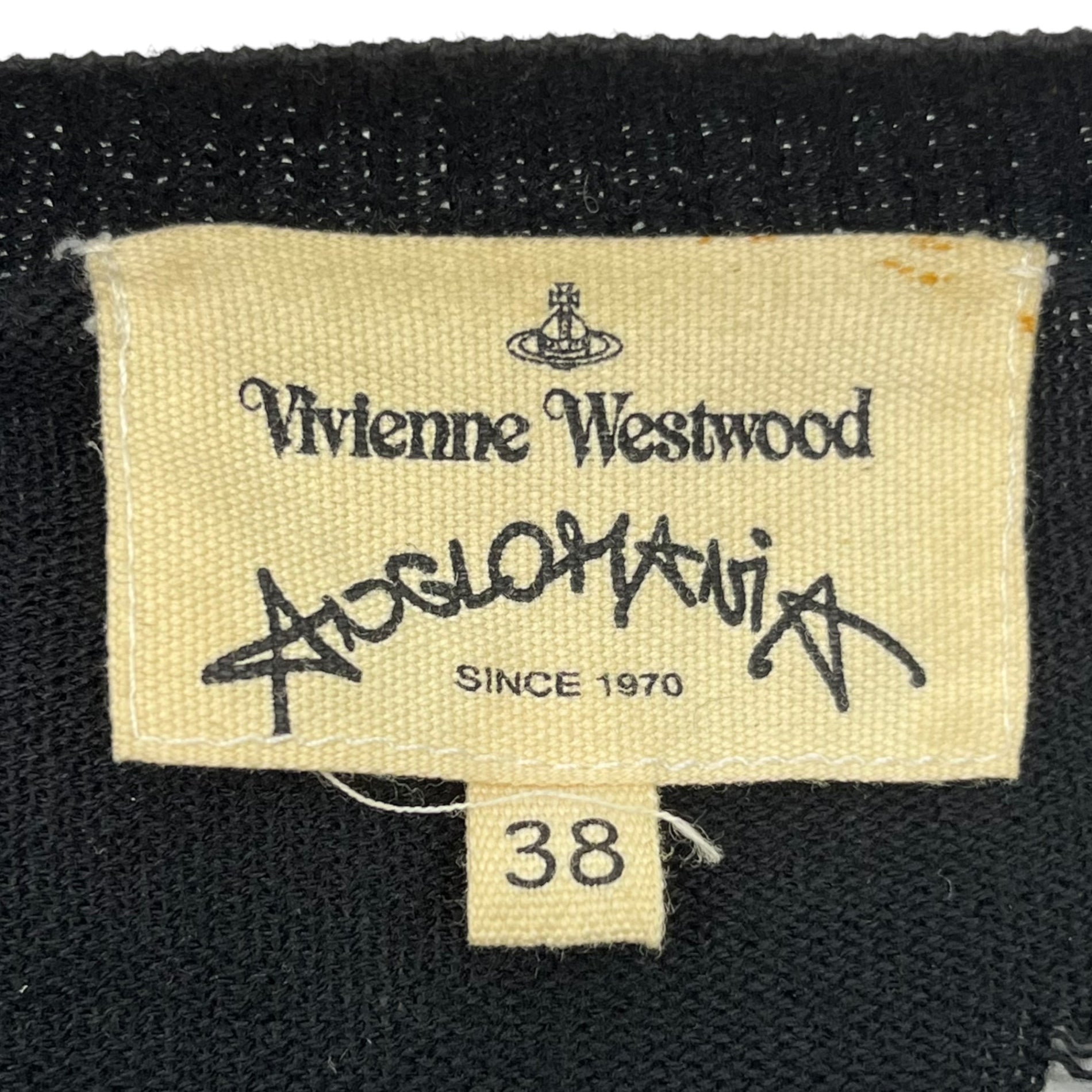 Vivienne Westwood ANGLOMANIA(ヴィヴィアンウエストウッドアングロマニア) choker belt bondage knit チョーカーベルト ボンテージ ニット 15-01-151005 38(M) ブラック