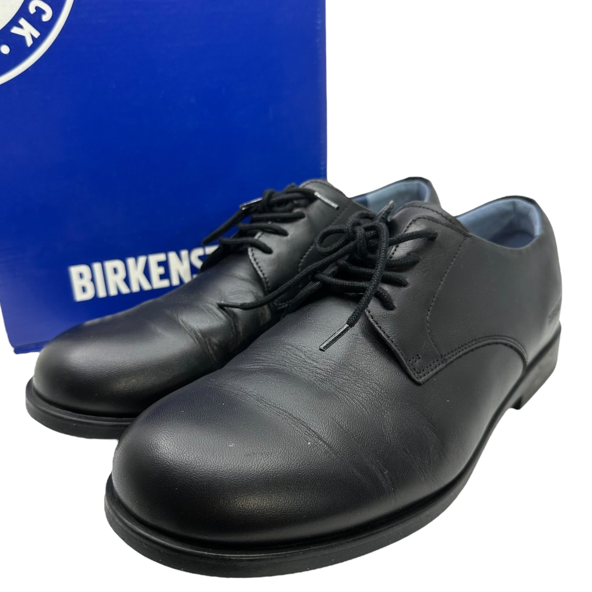 BIRKENSTOCK(ビルケンシュトック) JAREN ジャレン レザー シューズ 1011597 26.5cm ブラック プレーントゥ 革靴