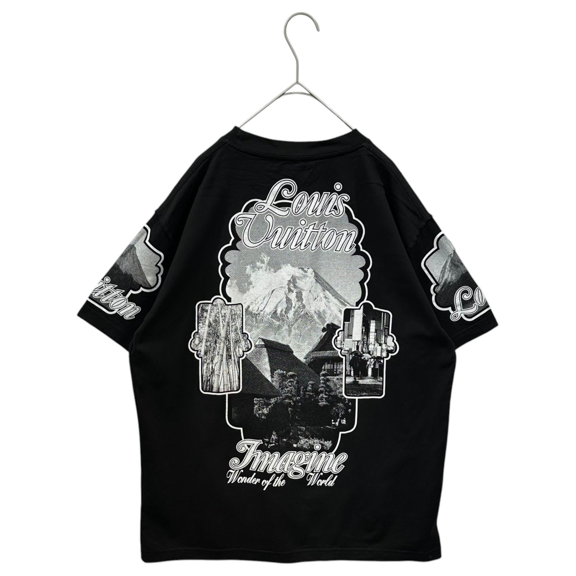 LOUIS VUITTON(ルイヴィトン) Holy Mountain Print Tee ホーリー マウンテン Tシャツ HHY01W L ブラック