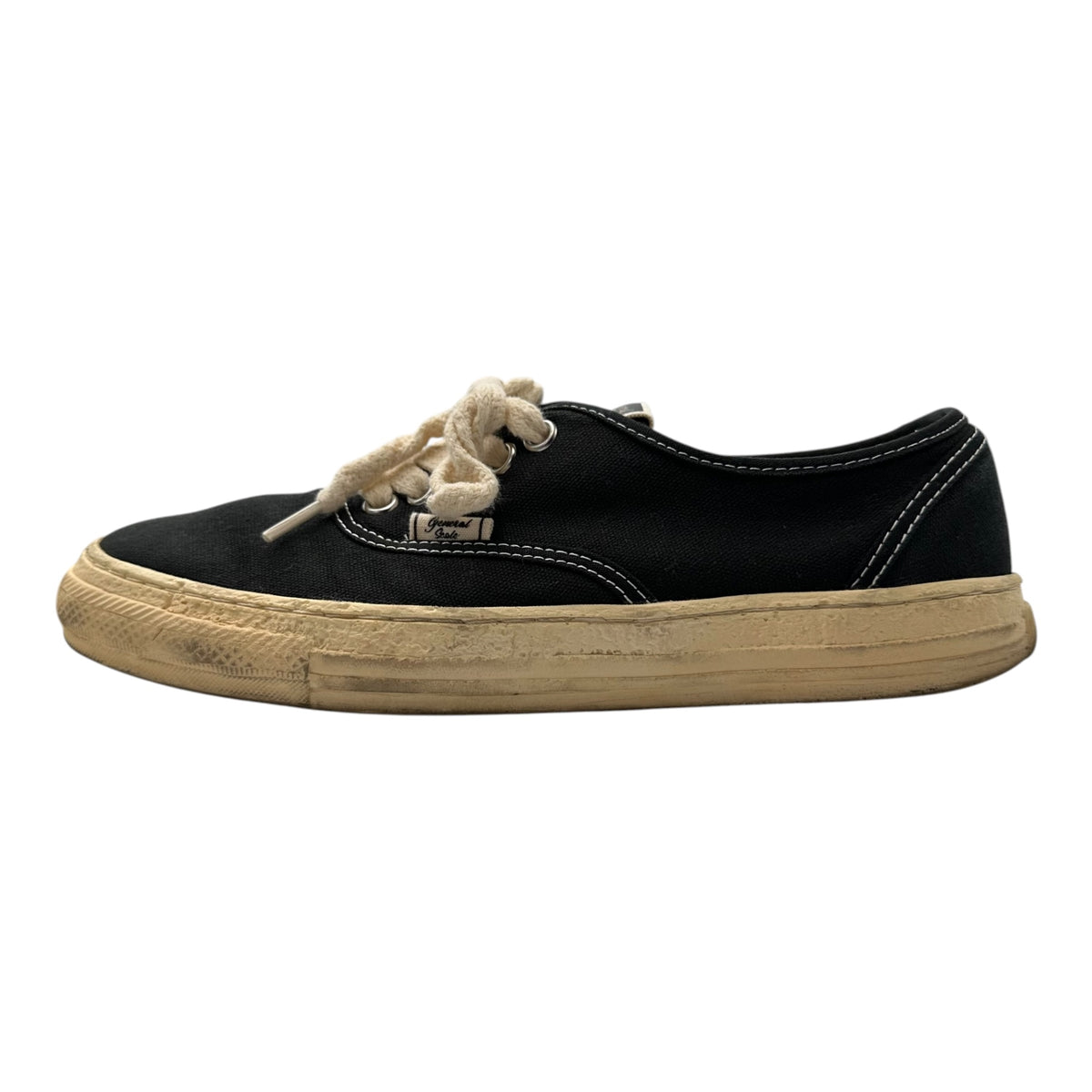 Maison MIHARA YASUHIRO(メゾンミハラヤスヒロ) General-Scale Low-Cut Sneakers ジェネラル スケール ローカット スニーカー S09FW206 43 ブラック×アイボリー