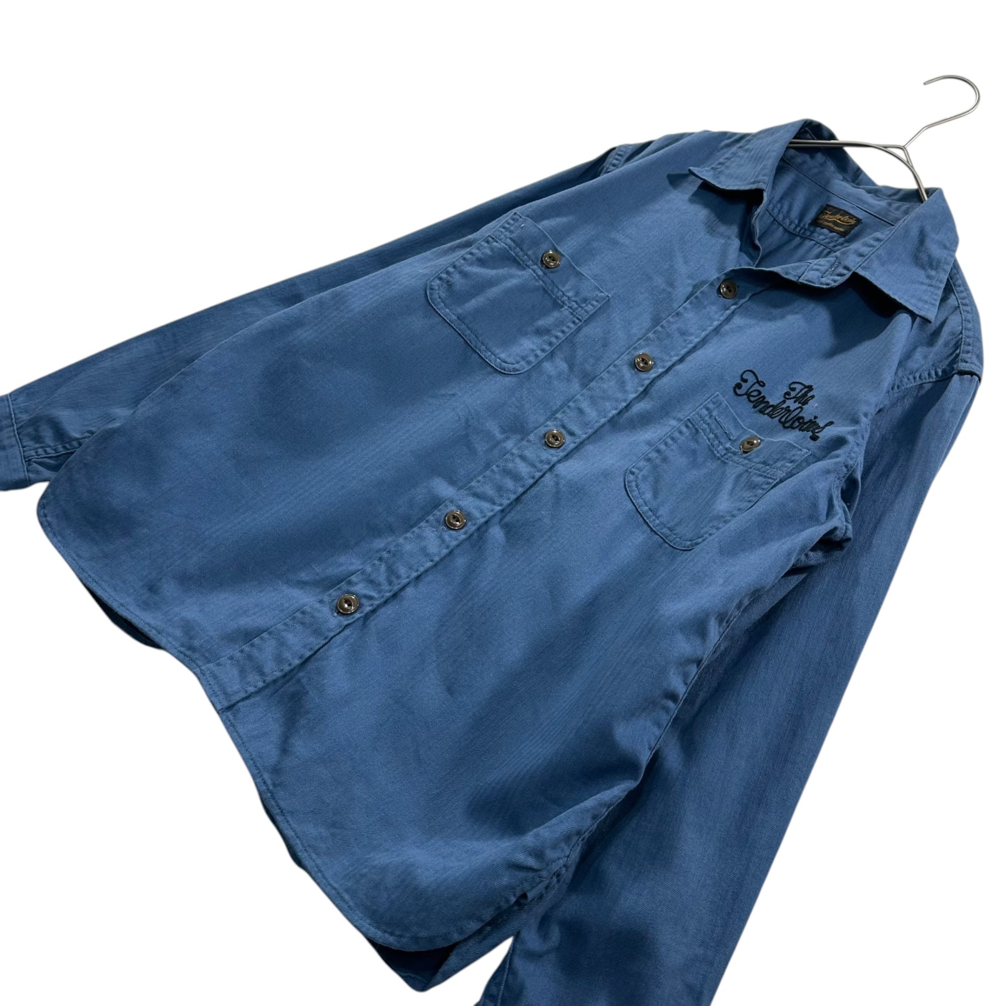 TENDERLOIN(テンダーロイン) Herringbone Chain Stitch L/S Shirt