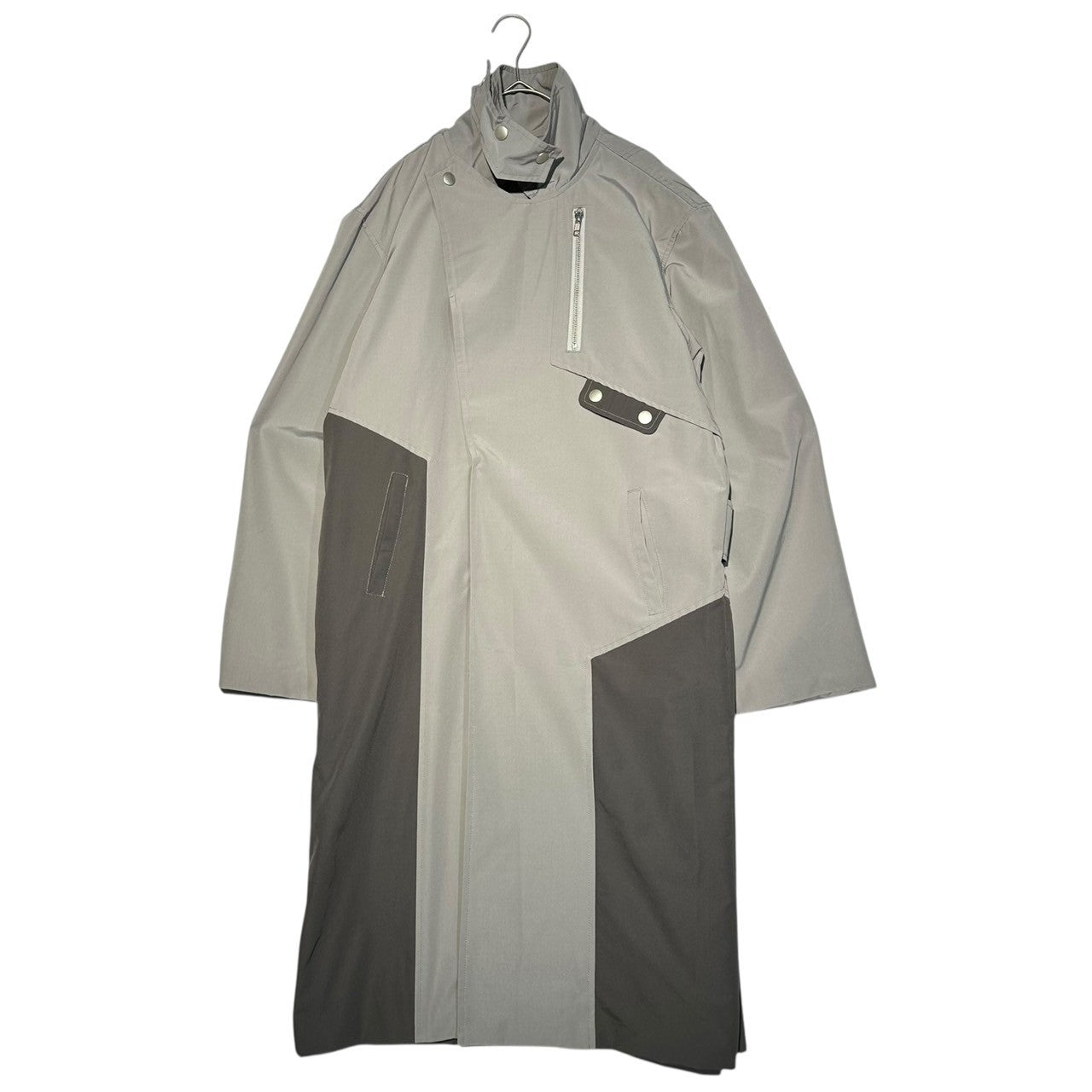 FULL OF SSUN CLOTHING(フルオブサンクロージング)  24AW LOREM IPSUM NYLON COAT ロレム イプサム ナイロン コート L程度 グレー