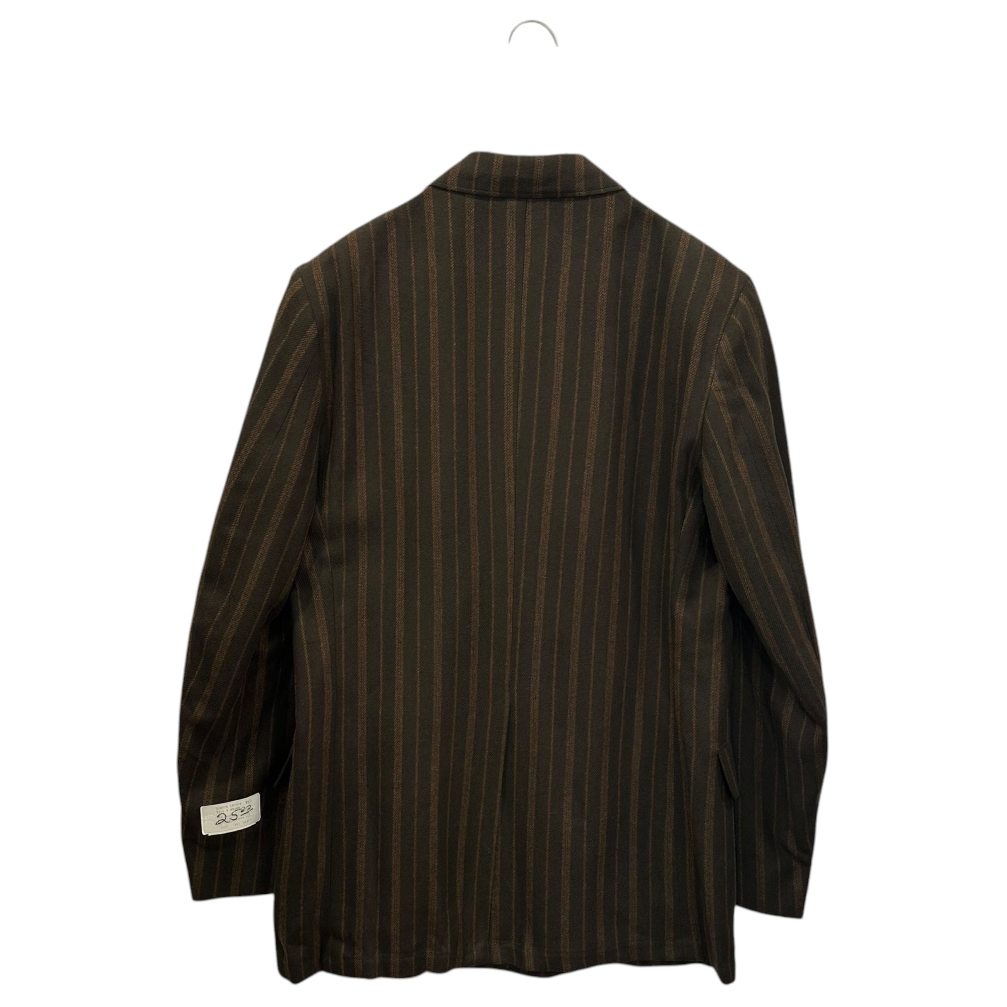 BRENT(ブレント) 50’s~60’s Double-breasted Striped Wool Jacket ダブルブレスト ストライプ ウール ジャケット 42L カーキ×ブラウン 50年代～60年代 テーラード ヴィンテージ モンゴメリーワード