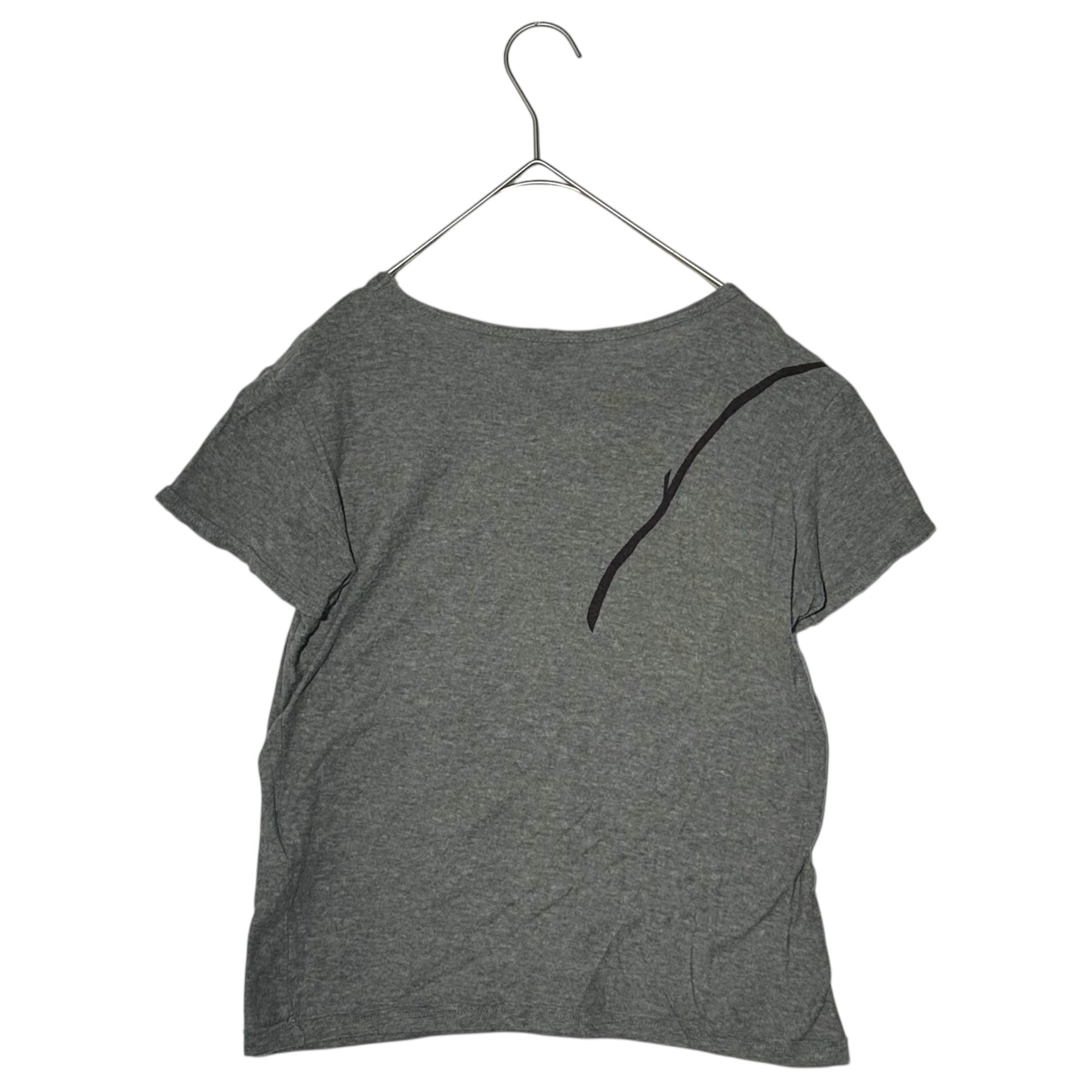 Y's(ワイズ) Botanical design print T-shirt ボタニカル デザイン プリント Tシャツ YD-T48-866 2(M程度) グレー チビT