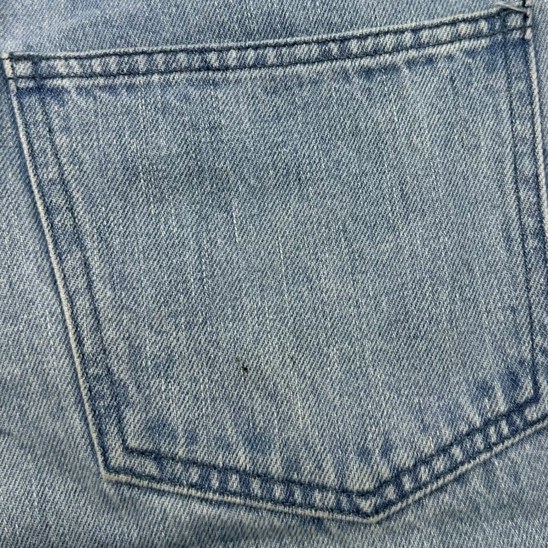 UNUSED(アンユーズド) Cut Off 13oz Wide Denim カット オフ ワイド デニム パンツ UW0477 表記無(XL程度) ライトインディゴ バギー