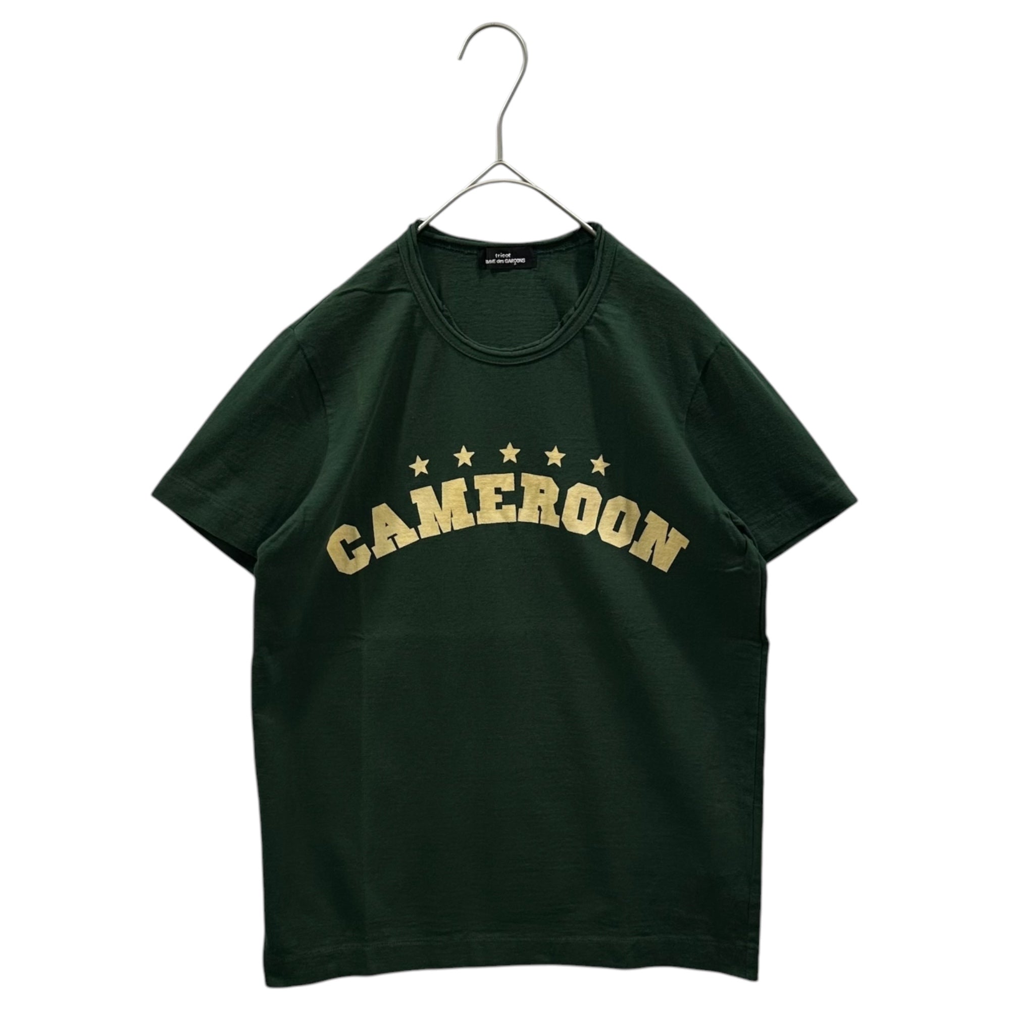 tricot COMME des GARCONS(トリココムデギャルソン) 2003SS "CAMEROON" Print T-Shirt プリント Tシャツ TJ-T007 表記無(M程度) グリーン AD2003