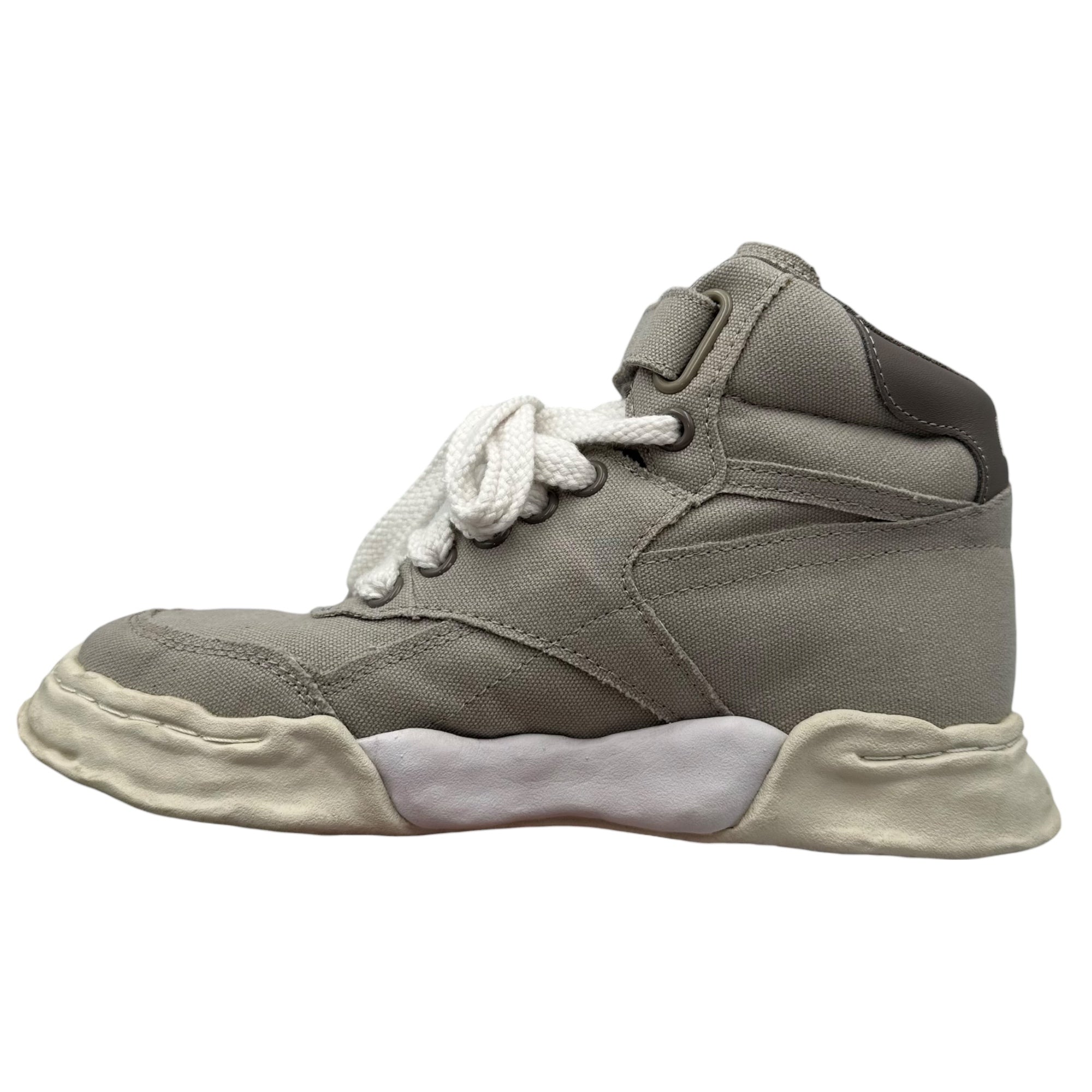 Maison MIHARA YASUHIRO(メゾンミハラヤスヒロ) Canvas High-Top Sneakers キャンバス ハイカット スニーカー A08FW703 42 グレー