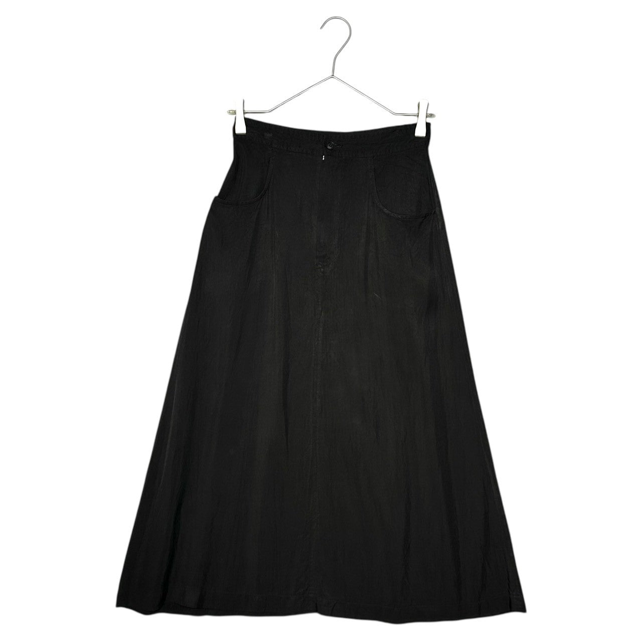 robe de chambre COMME des GARCONS(ローブドシャンブルコムデギャルソン) 80's Acetate Long Tight Skirt 80年代 アセテート ロング タイト スカート RS-080080 FREE ブラック AD表記無し 川久保玲 本人期