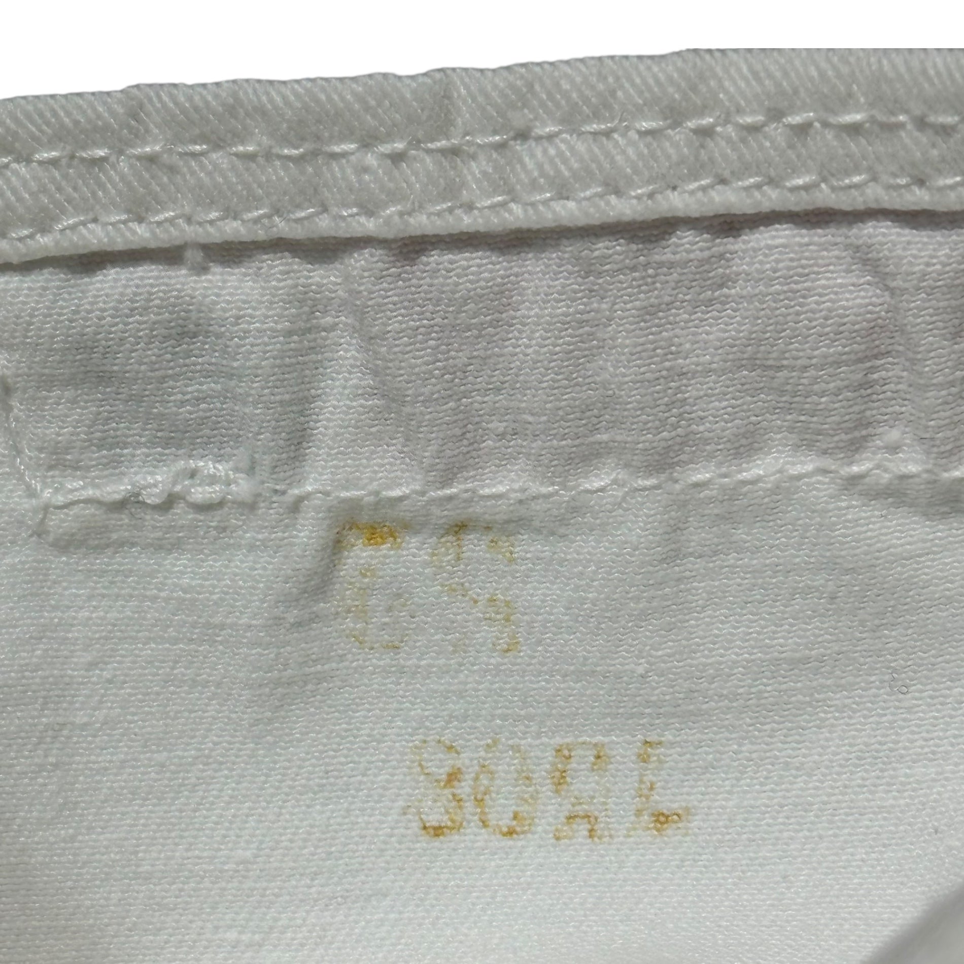 ADOLPHE LAFONT(アドルフラフォン) 40’s LYON White Cotton Coverall ホワイト コットン カバーオール 表記無(M程度) ホワイト 40年代 Vポケット ヴィンテージ フレンチ ワーク ユーロ ジャケット