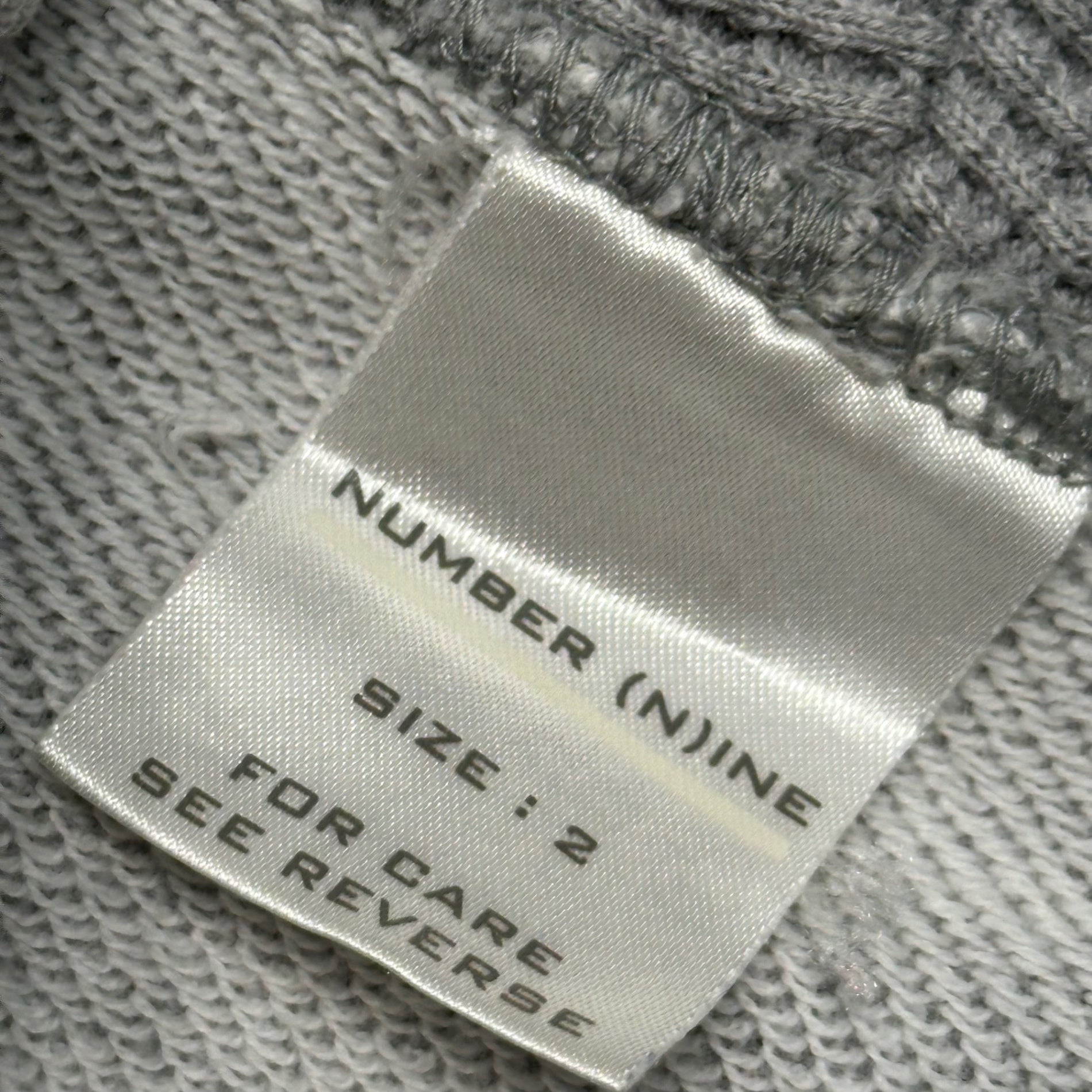 NUMBER (N)INE(ナンバーナイン) 01AW Standard Period Perforated