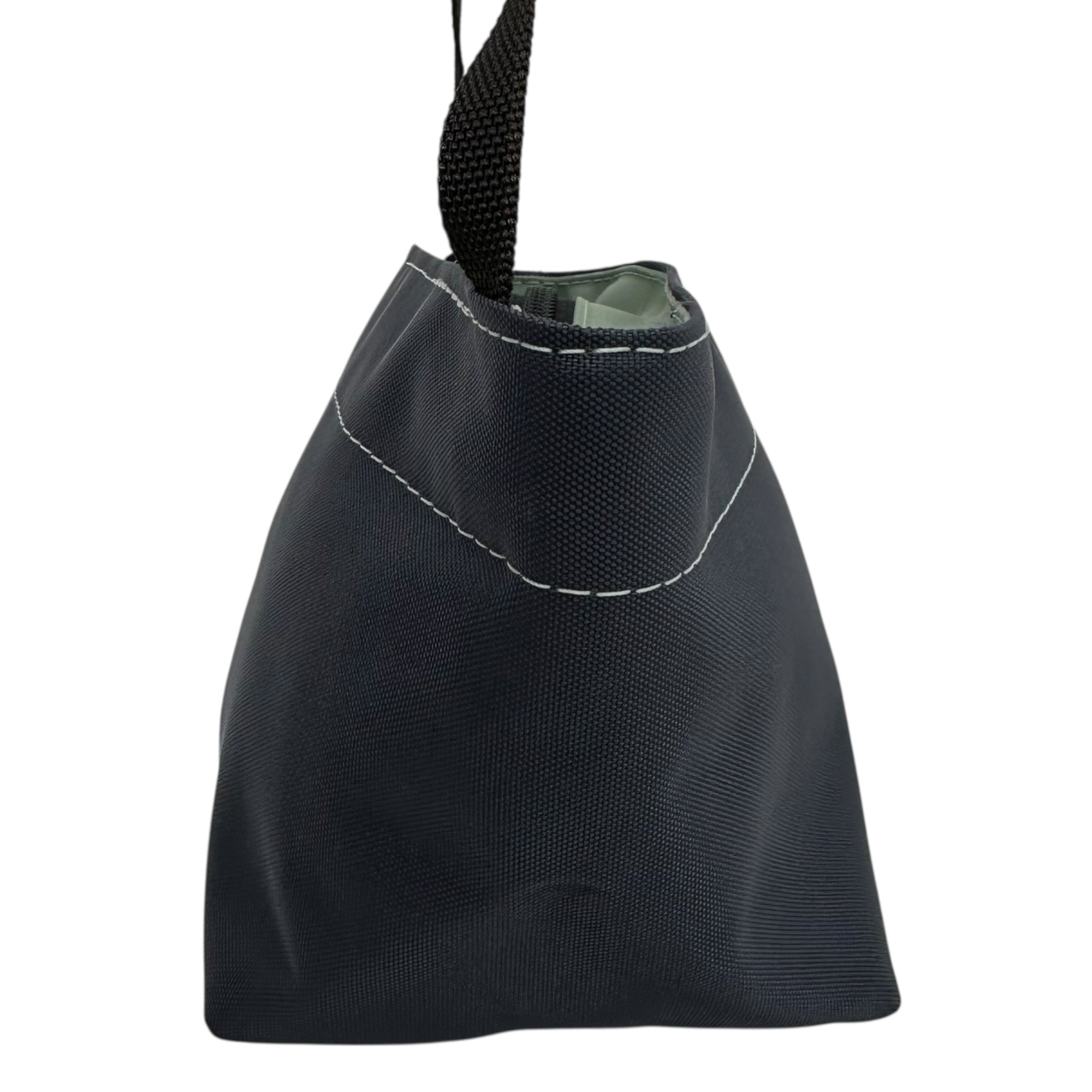 Herve Chapelier(エルベシャプリエ) Boat-shaped Shoulder Bag 舟形 ショルダー バッグ グレー