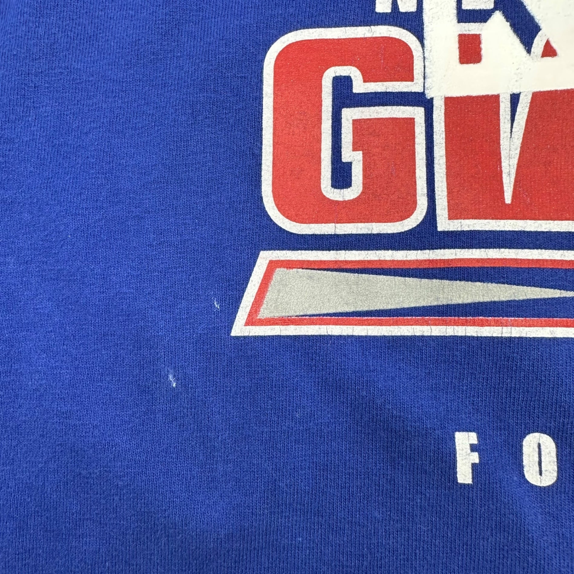 KITH(キス) KITH TOKYO限定 ”New York Giants” LOGO Tee 古着 リメイク ニューローク ジャイアンツ Tシャツ L ブルー