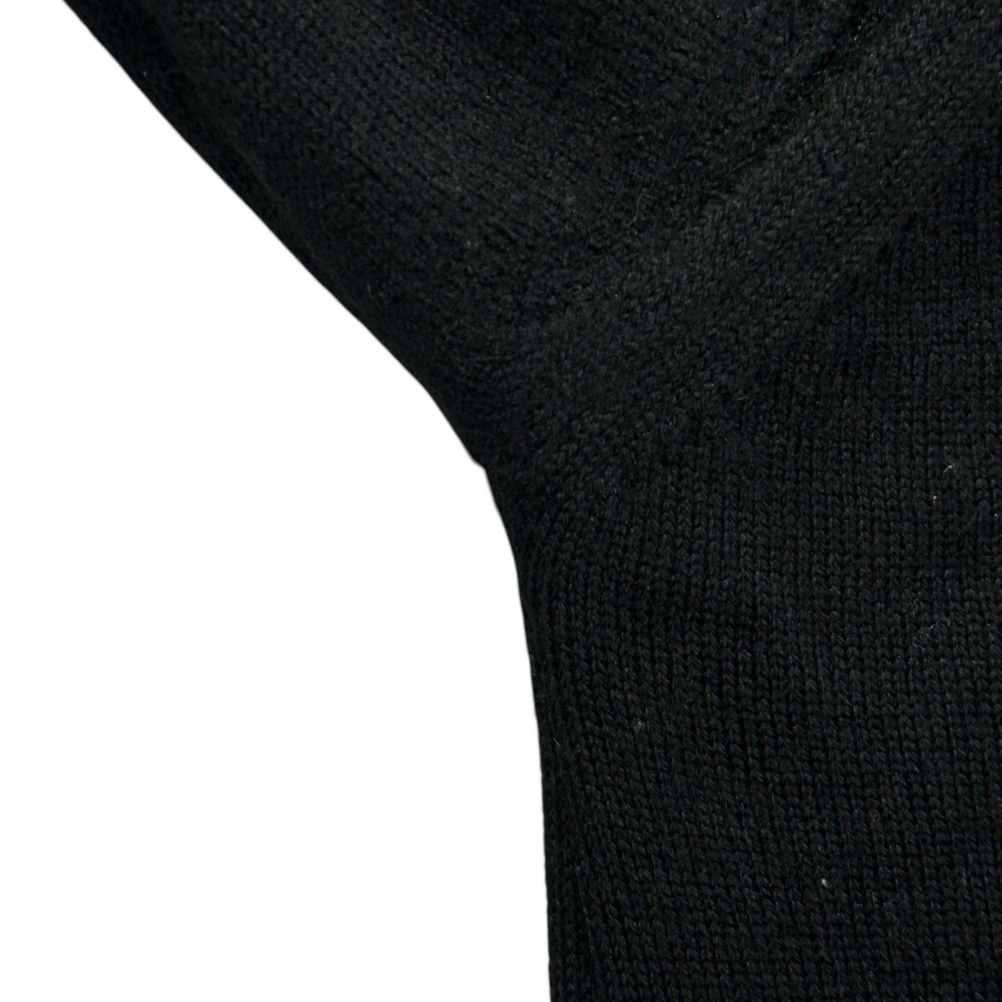 GIORGIO ARMANI(ジョルジオアルマーニ) 90's Cashmere Silk High-Neck Wool Knit 90年代 カシミア シルク ハイネック ウール ニット ART.1154 54(XXL程度) ブラック ヴィンテージ