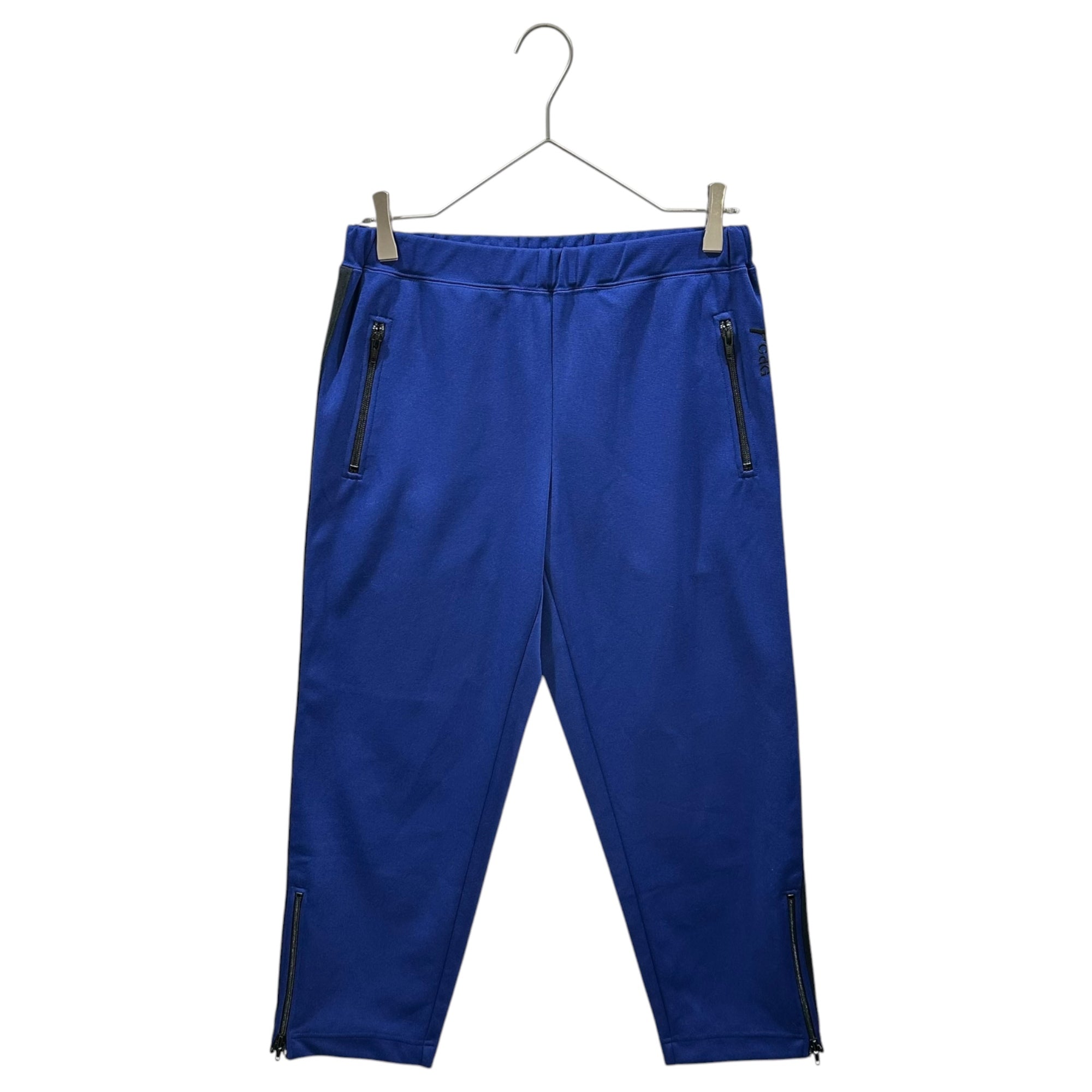 robe de chambre COMME des GARCONS(ローブドシャンブルコムデギャルソン) 2004SS Side Logo Side Stripe Track Pants サイドロゴ サイドライン トラック パンツ RM-T004 M ブルー×ブラック AD2003 男性着用可能