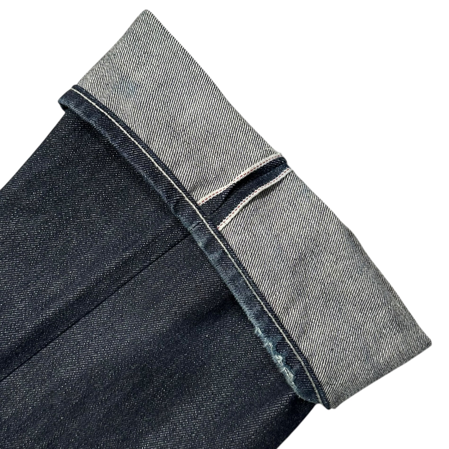 Graphpaper(グラフペーパー) 25SS Selvage Denim Two Tuck Pants -RIGID- セルビッチ デニム ツータック パンツ GU251-40188RB 1 インディゴ ワイド