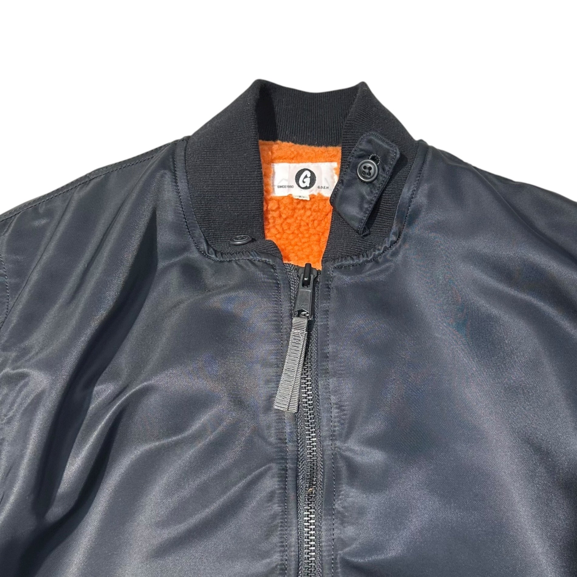 GOODENOUGH(グッドイナフ) 16AW FLIGHT JK 裏ボア フライト ジャケット GE-161012 L ブラック MA-1
