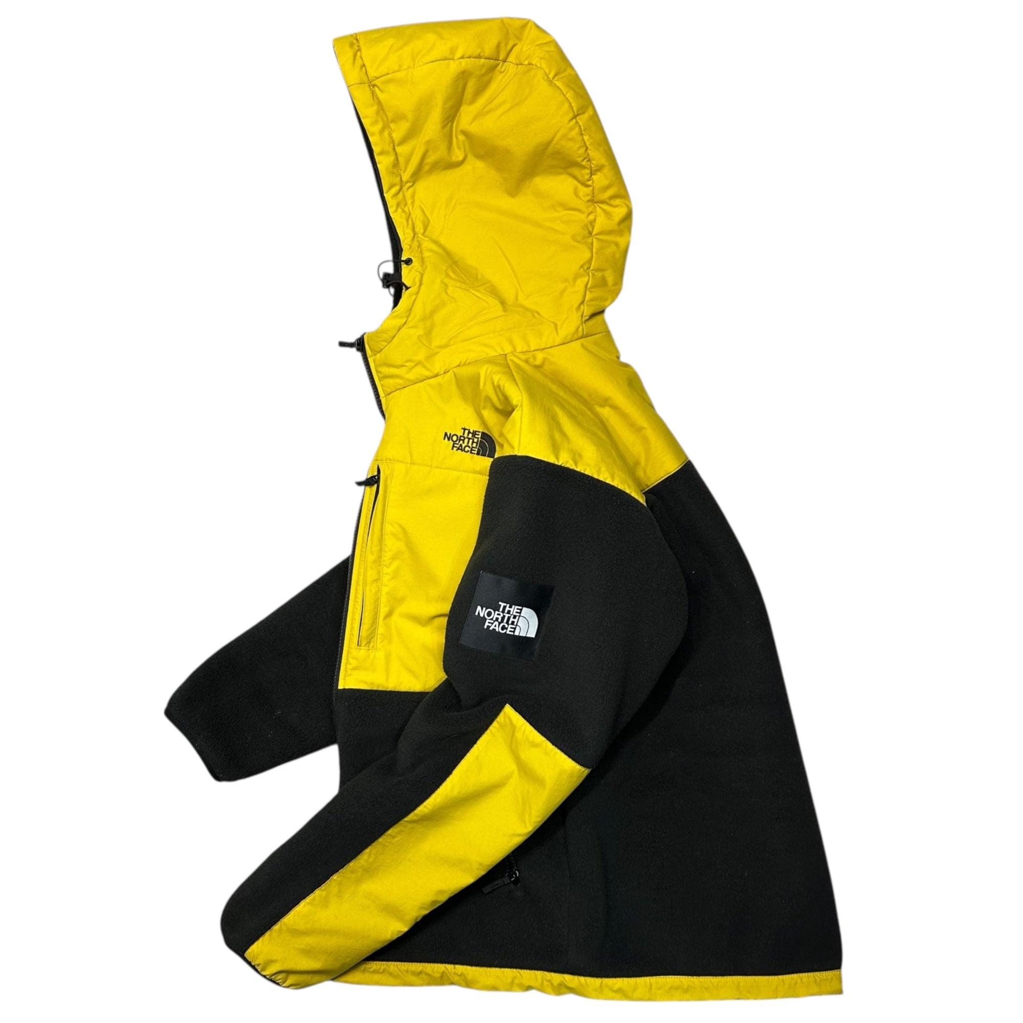 THE NORTH FACE(ノースフェイス) Denali Hoodie デナリ フーディ NA71832 L イエロー×ブラック フリース ジャケット