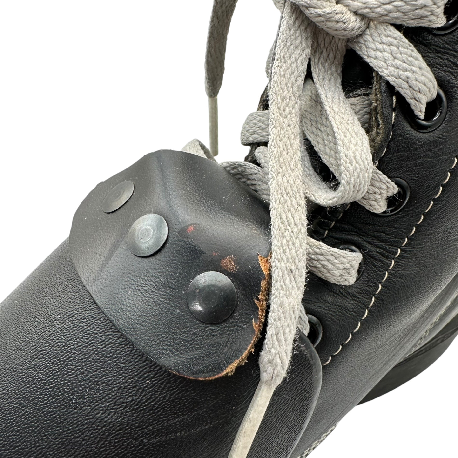 USED(ユーズド) Cover Hard-Toe Mid-Calf Work Boots カバー ハードトゥ セミロング ワークブーツ 8 1/2 ブラック Iron Age
