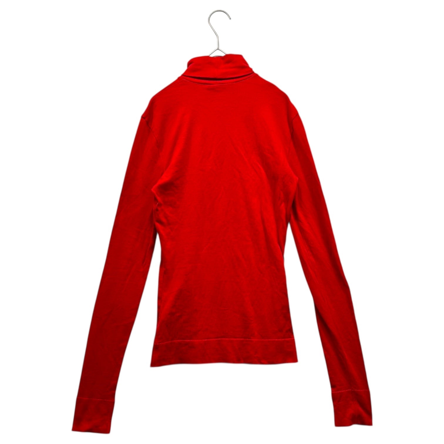 CALVIN KLEIN 205W39NYC(カルバンクライン) Turtleneck Cotton Knit Top タートルネック コットン カットソー 2053421 XS レッド 長袖 Tシャツ