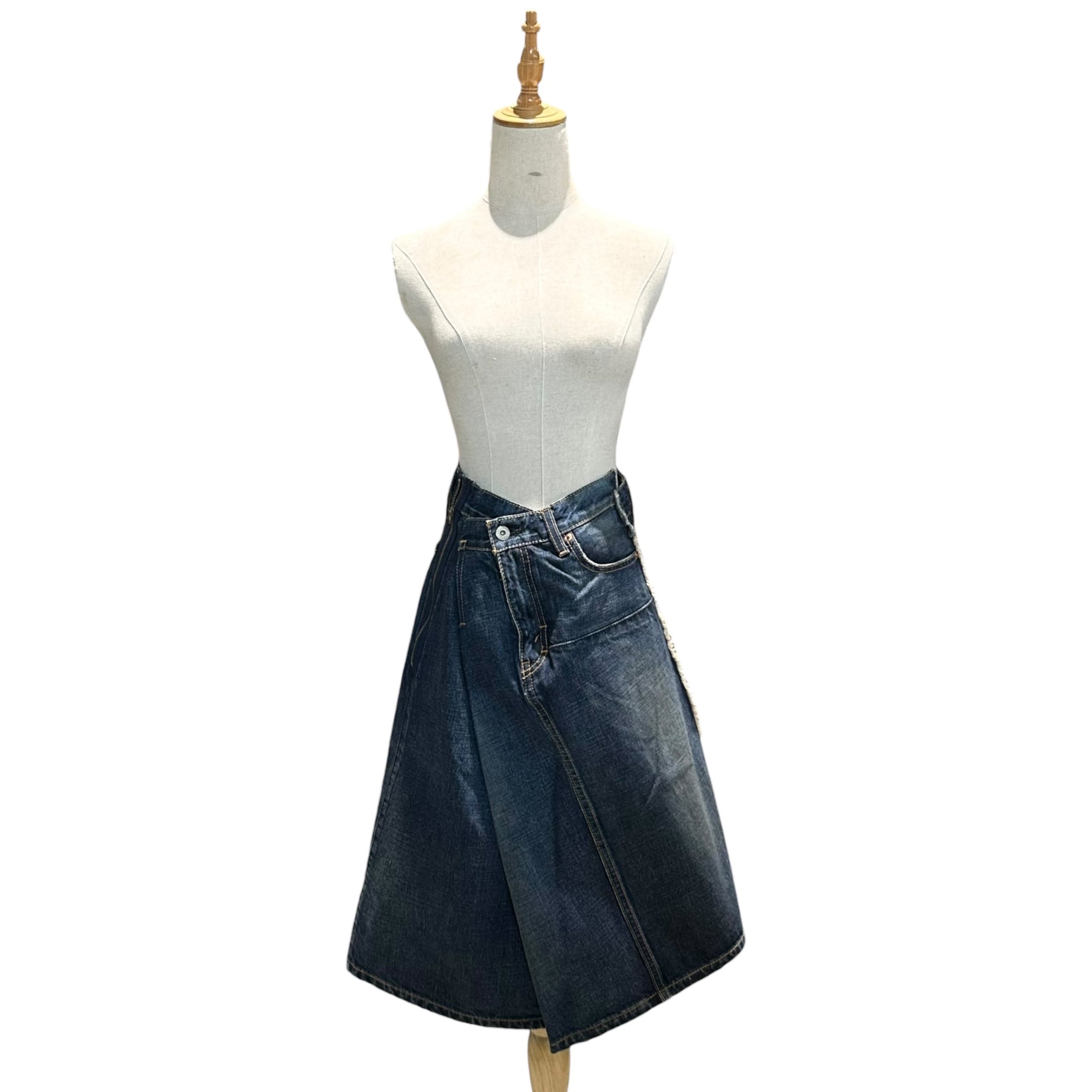 JUNYA WATANABE アシンメトリックデニムスカート COMME des GARCONS JUNYA WATANABE(コムデギャルソンジュンヤワタナベ