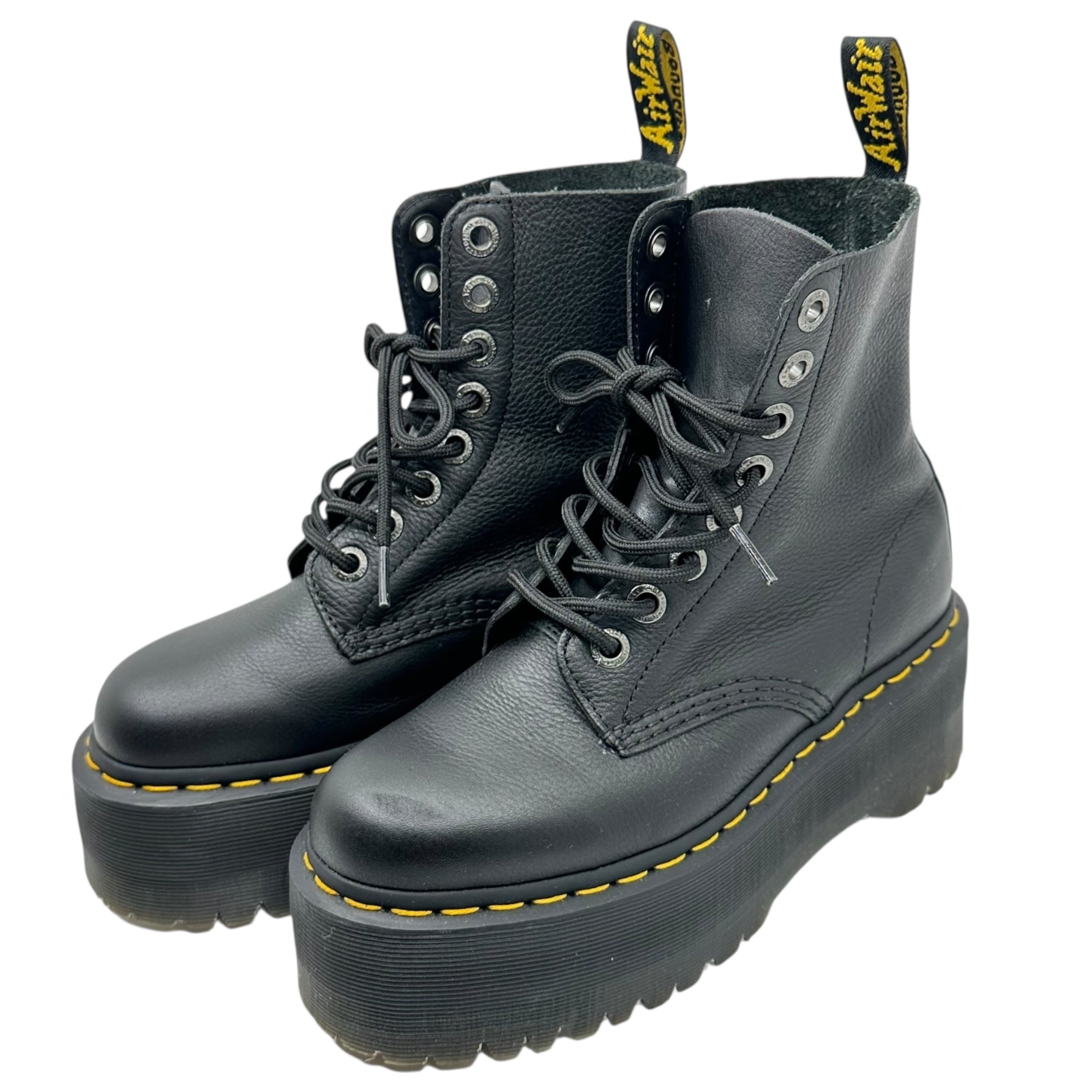 DR.MARTENS(ドクターマーチン) 1460 Pascal Max 8 Hole Boots プラットフォーム 8ホール ブーツ 1460 USL6(23cm) ブラック 厚底