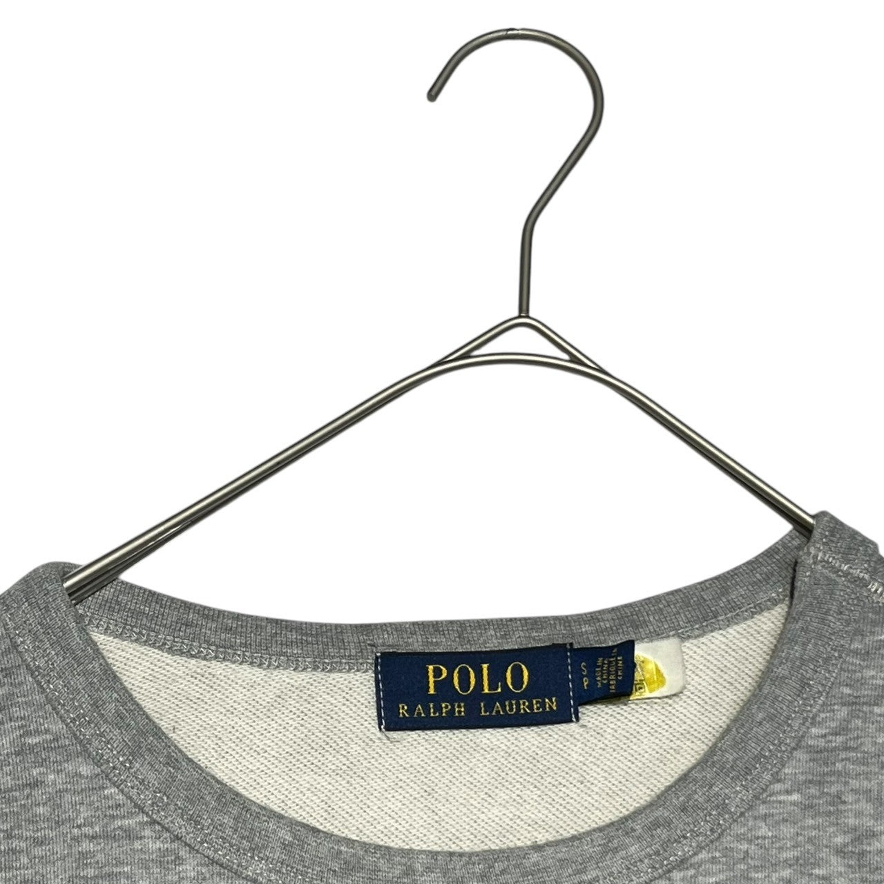 POLO RALPH LAUREN(ポロラルフローレン) Denim Setup Style Polo Bear Sweatshirt デニム セットアップ スタイル ポロベア スウェット シャツ 0200011586 S グレー