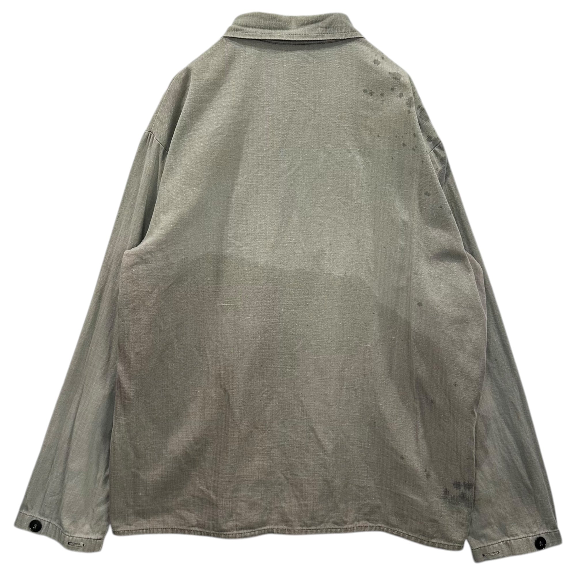 FRENCH WORK(フレンチワーク) 70's~80's sanfor HBT Work jacket ヘリンボーン ワーク ジャケット 50 カーキ 70年代～80年代