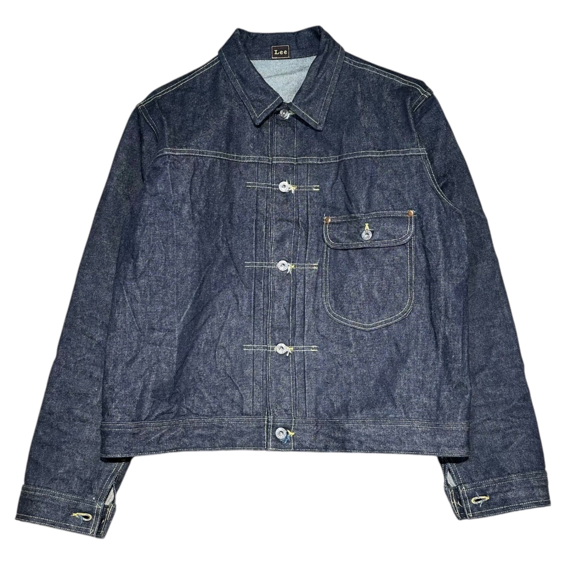 Schott×Lee(ショット×リー) 25SS WWII 101J COWBOY JACKET & PANTS カウボーイ デニム ジャケット & パンツ セットアップ LB0597 LB0598 JKT:42  PT:34 インディゴ コラボ