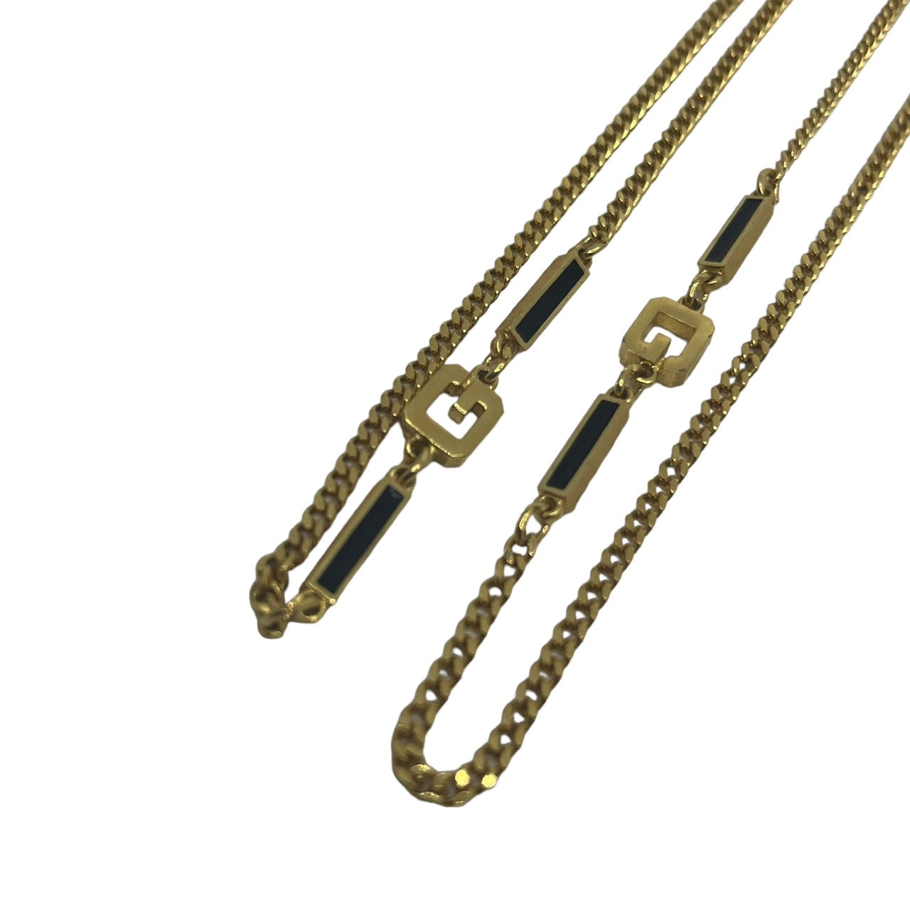GIVENCHY(ジバンシィ) 80's G logo chain necklace ロゴ チェーン 